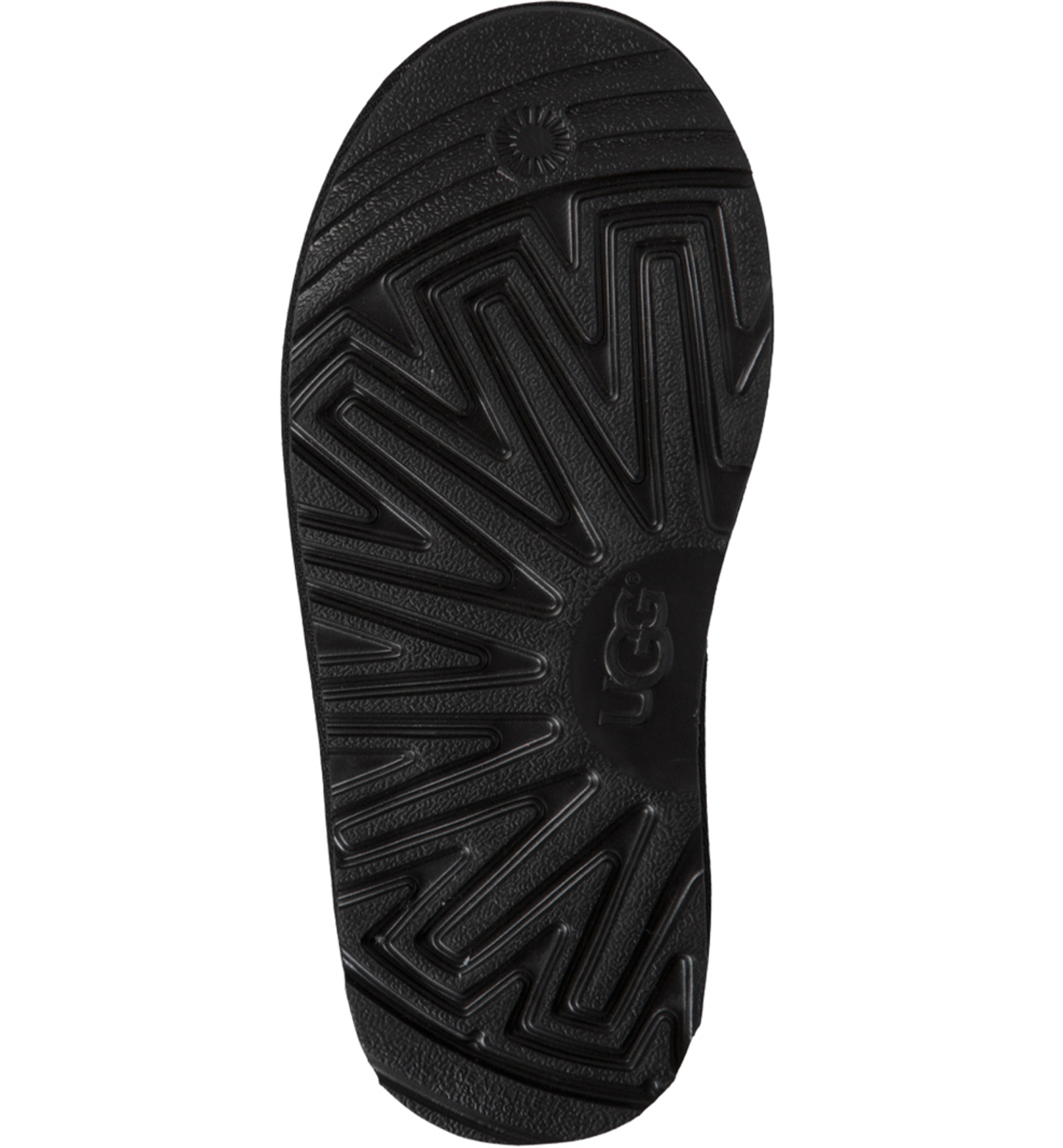 UGG® Kids Tasman II Clog Round Toe Slippers - Black