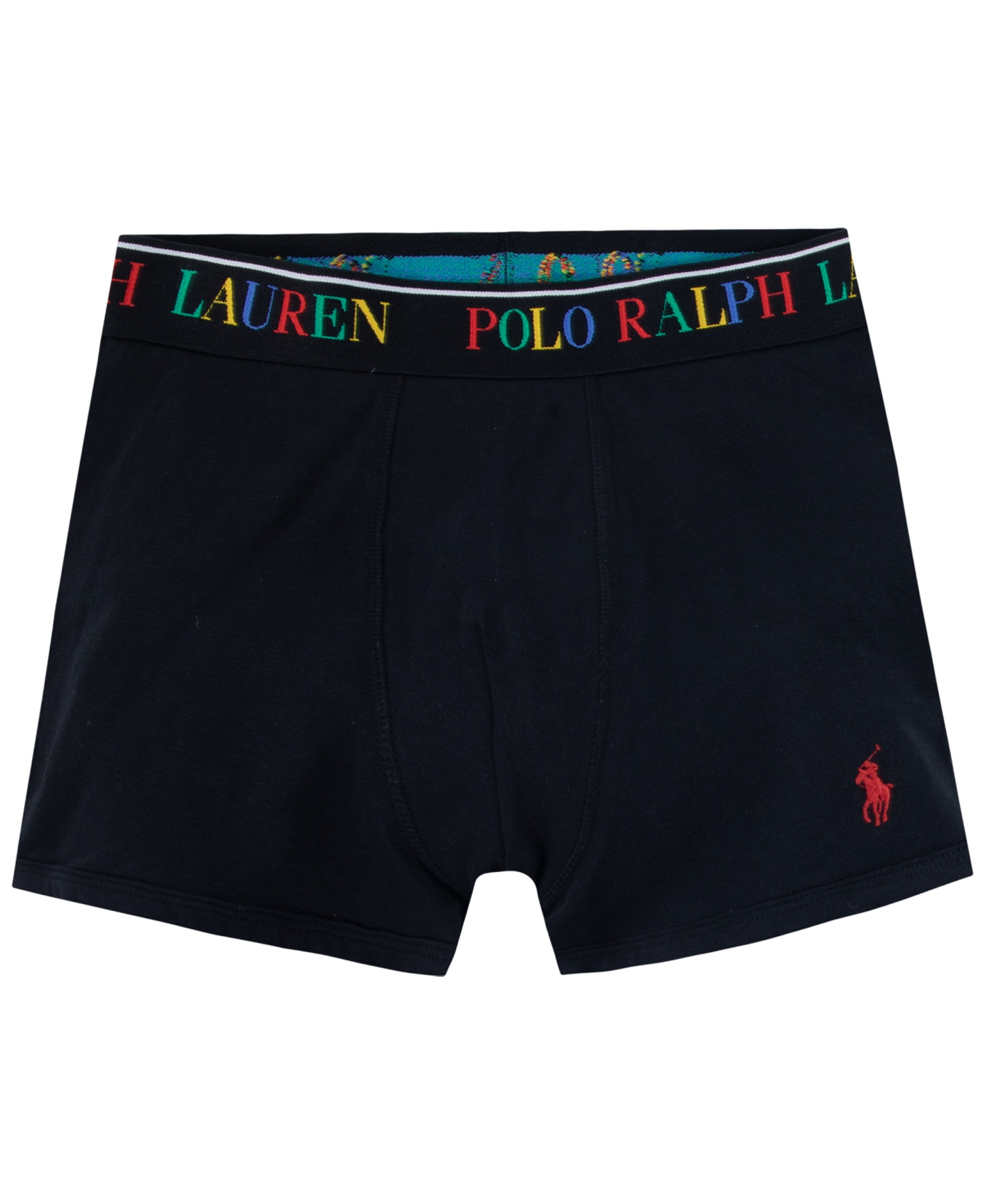 Polo Ralph Lauren Boys' 8-20 Cotton Stretch Boxer Briefs, 3-Pack - Black/Gray