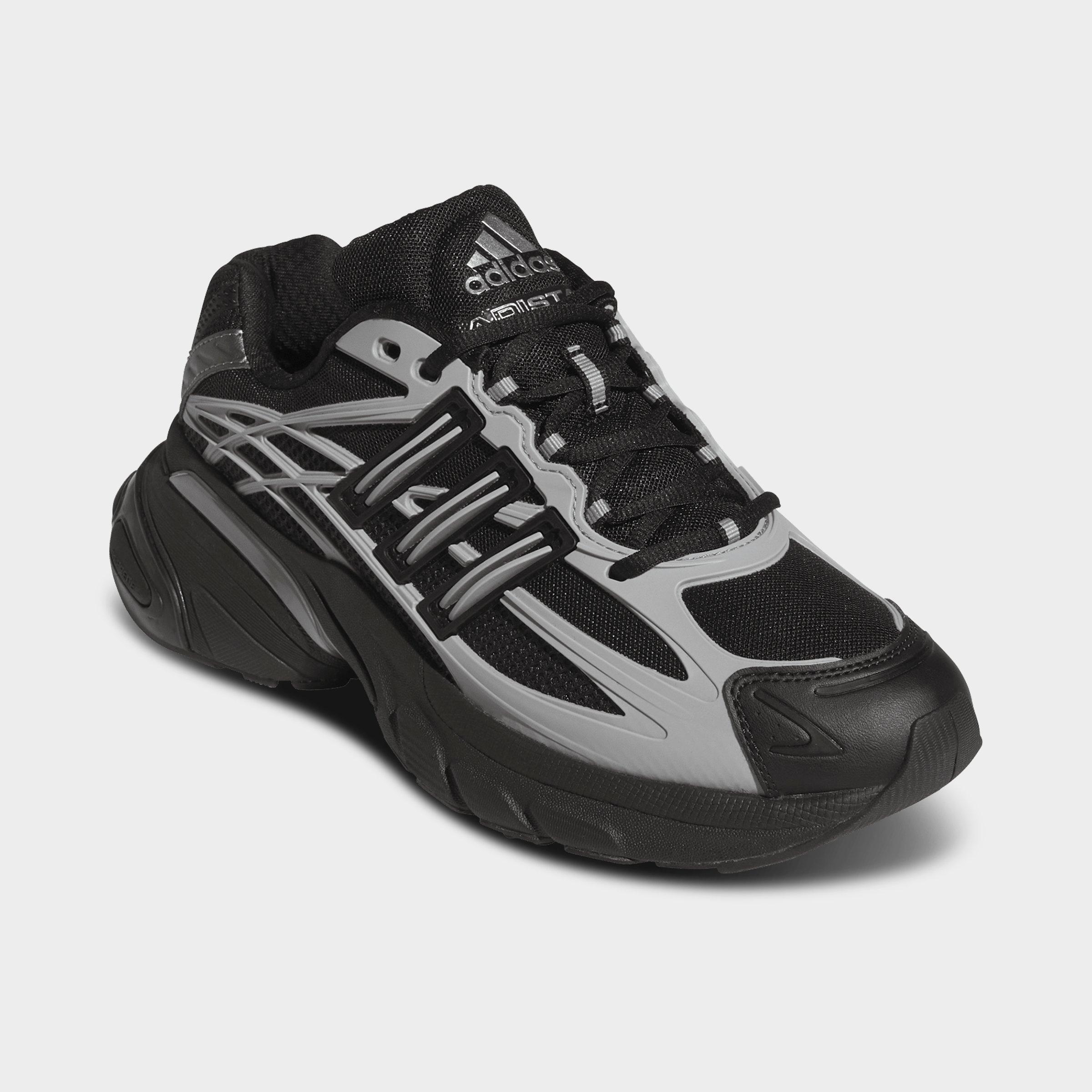 Men's adidas Adistar XLG 2.0 Casual Shoes - Part 1 - Core Black/Core Black/Iron Metallic - Both shoes facing left