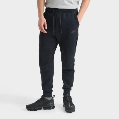 Men's Nike Tech Fleece Jogger Pants - Black/Black