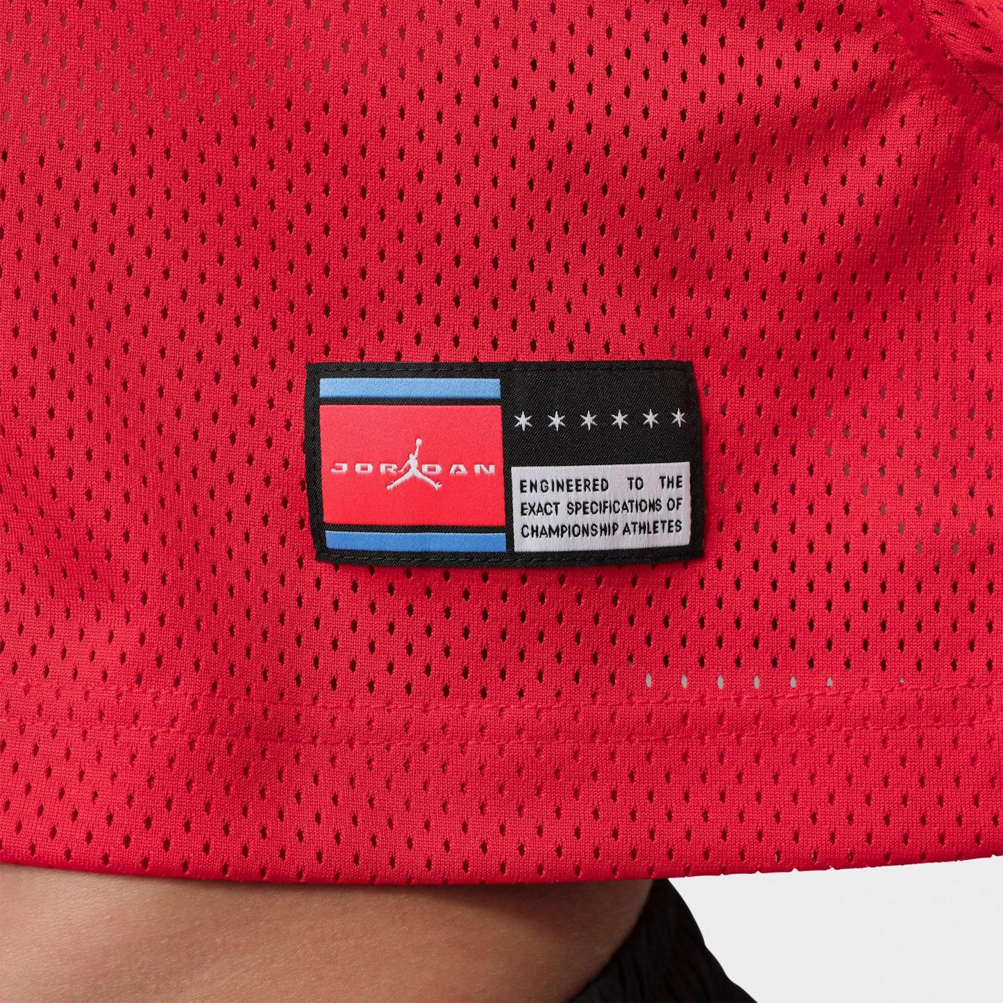 Women's Jordan Brooklyn Short-Sleeve Jersey Top - University Red