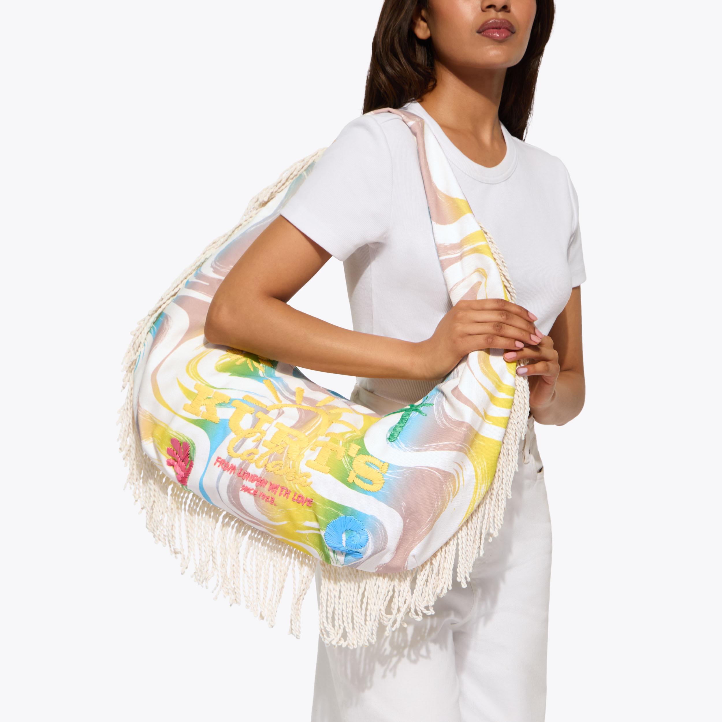 Kurt Geiger London Kurt's Cabana Large Hobo Fringe - Multi Colored - view 2