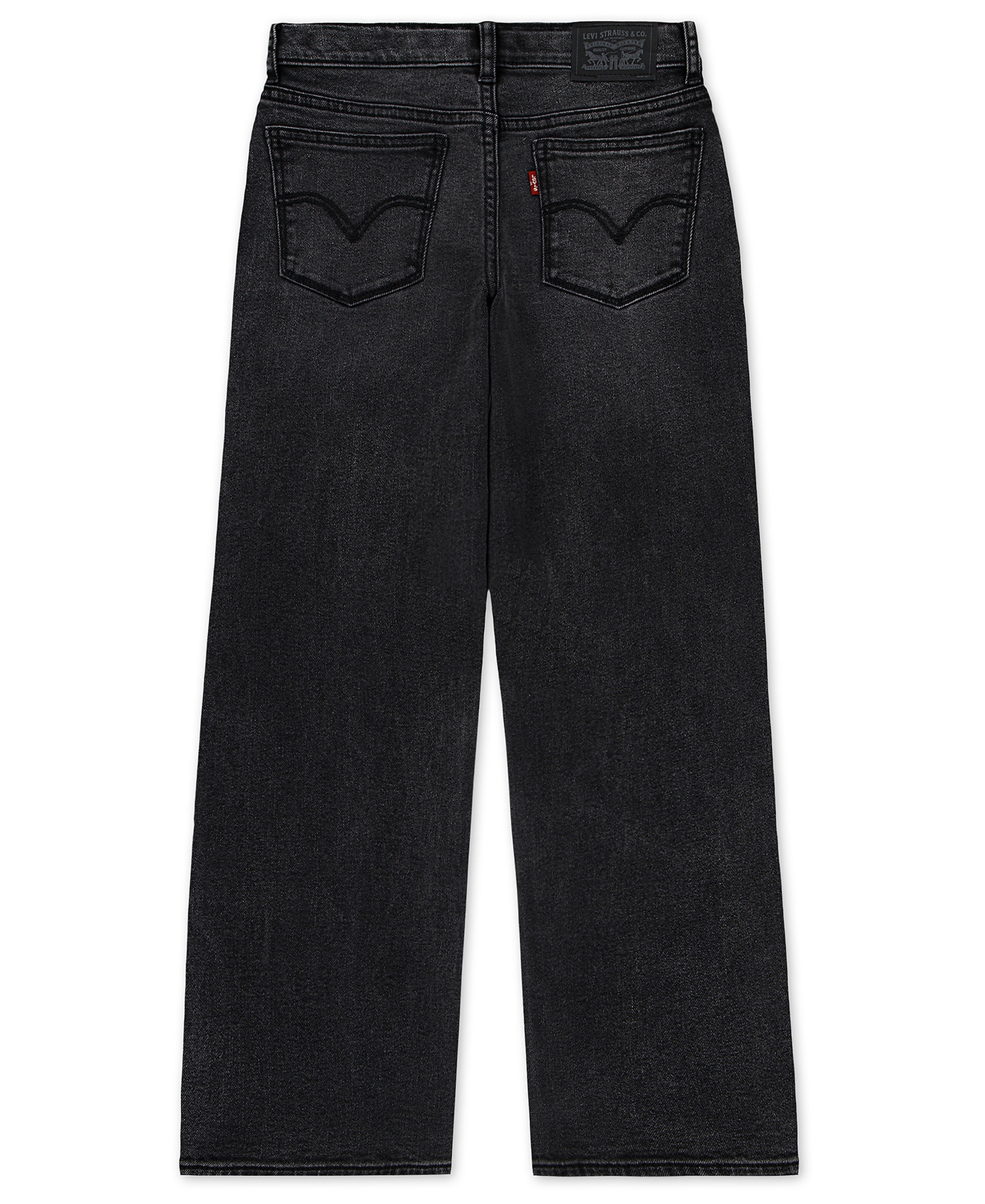 Levi's Girls' 7-16 Vintage-Like Mid-Rise Wide Leg Jeans - Blue