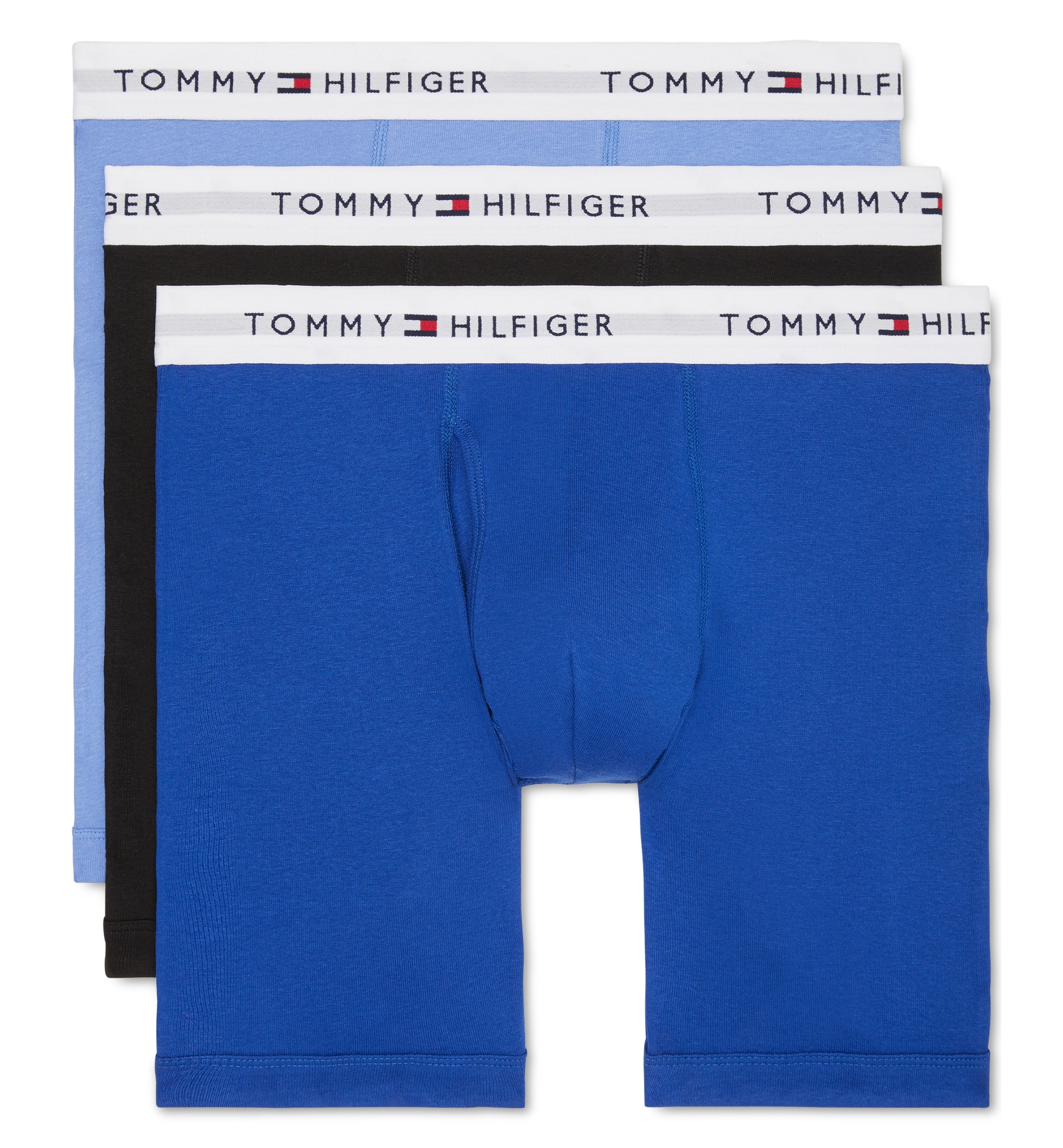 Tommy Hilfiger Men's Classic Cotton Boxer Briefs, 3-Pack - Ink Blue
