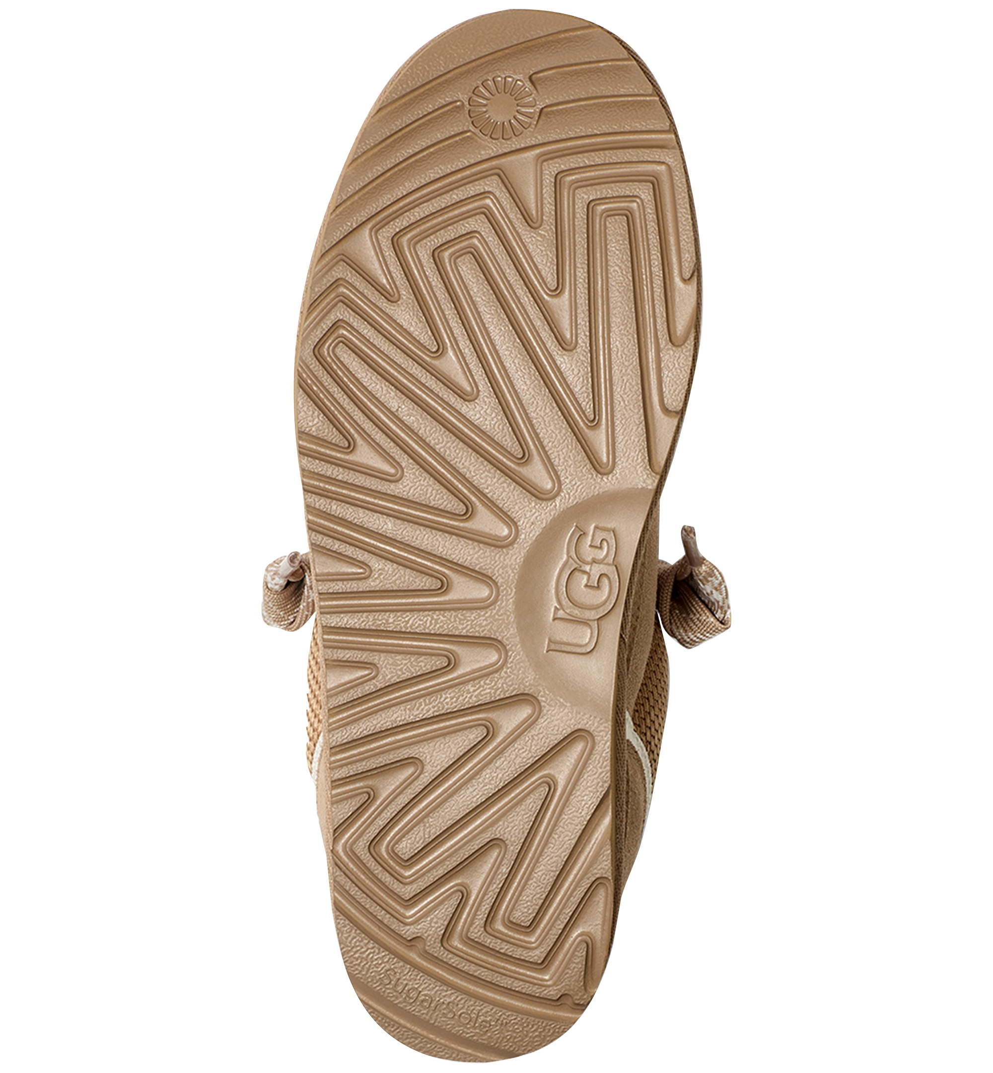 UGG® Kids' Lowmel Lace-Up Cozy Sneakers - Sand