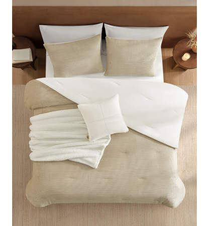 UGG® Brody Reversible Comforter Sets - Birch