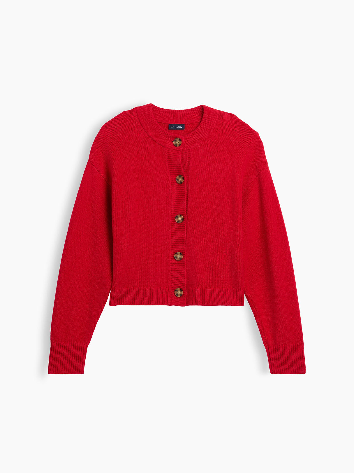 CashSoft Oversized Chunky Cardigan - Modern red