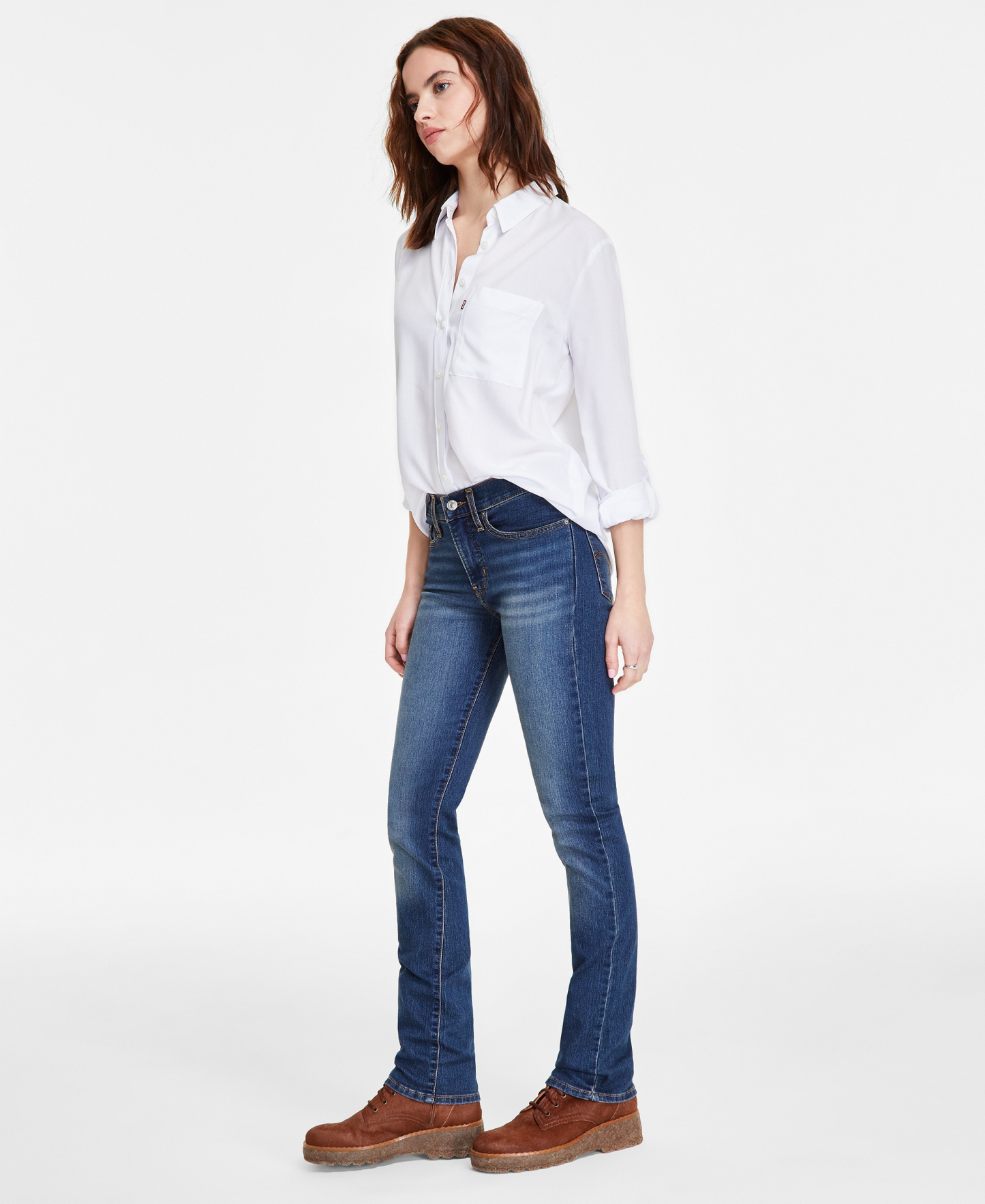 Levi's 314 Shaping Straight Leg Jeans 30" - Zealous Blue