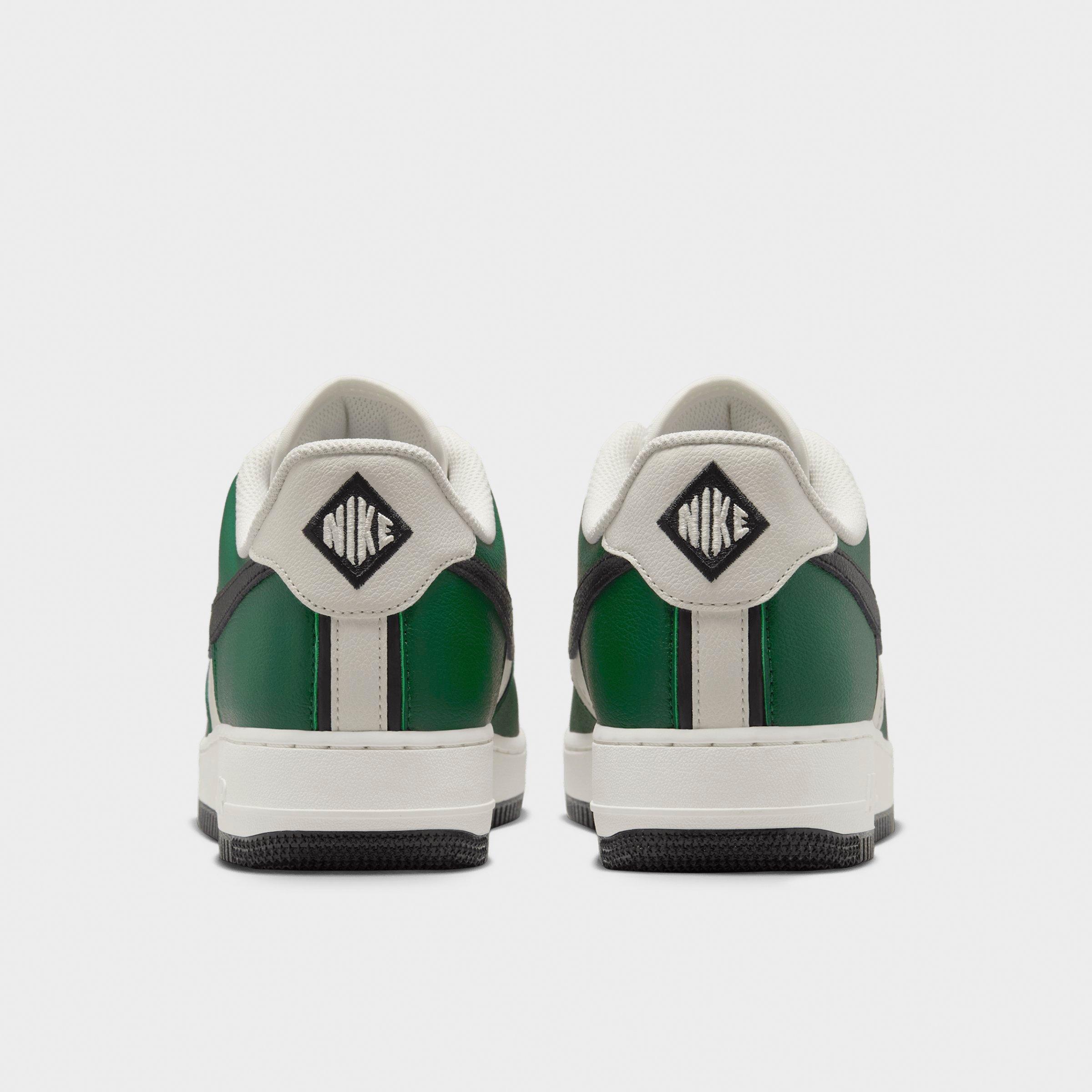 Men's Nithtke Air Force 1 '07 LV8 Sport Casual Shoes - Fir/Sail/Coconut Milk/Black - Back view