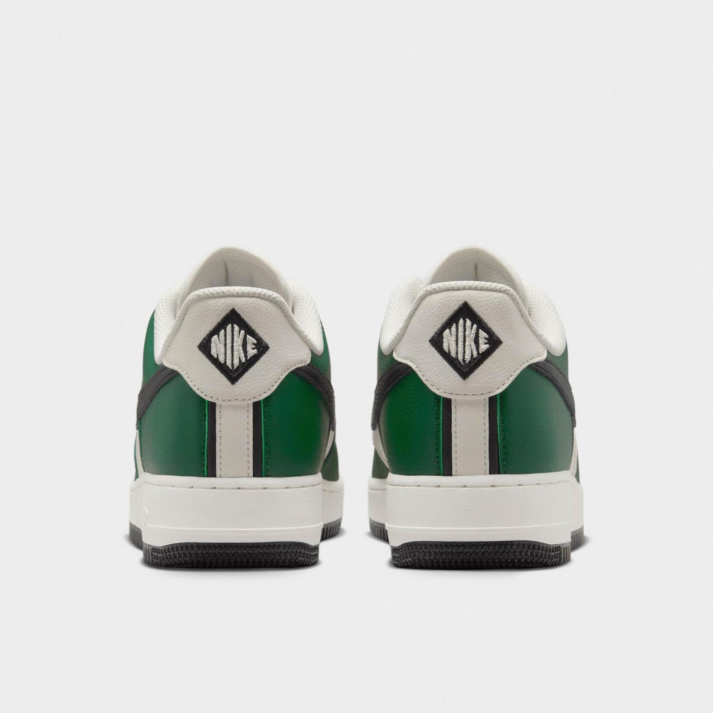 Men's Nithtke Air Force 1 '07 LV8 Sport Casual Shoes - Fir/Sail/Coconut Milk/Black - Back view