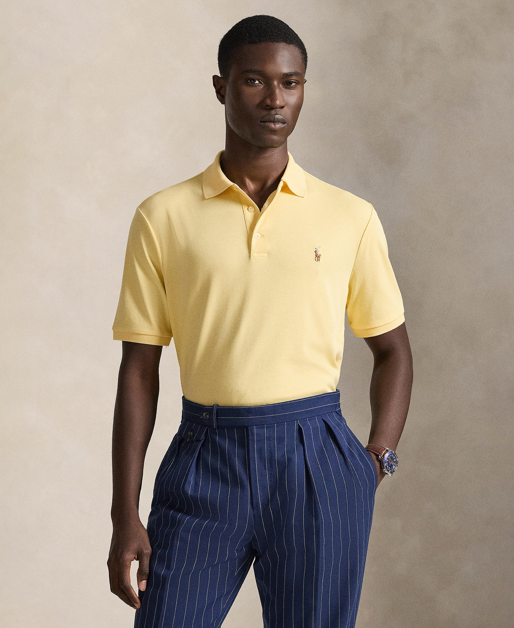Polo Ralph Lauren Men's Classic Fit Soft Cotton Polo Shirt - Wicket Yellow