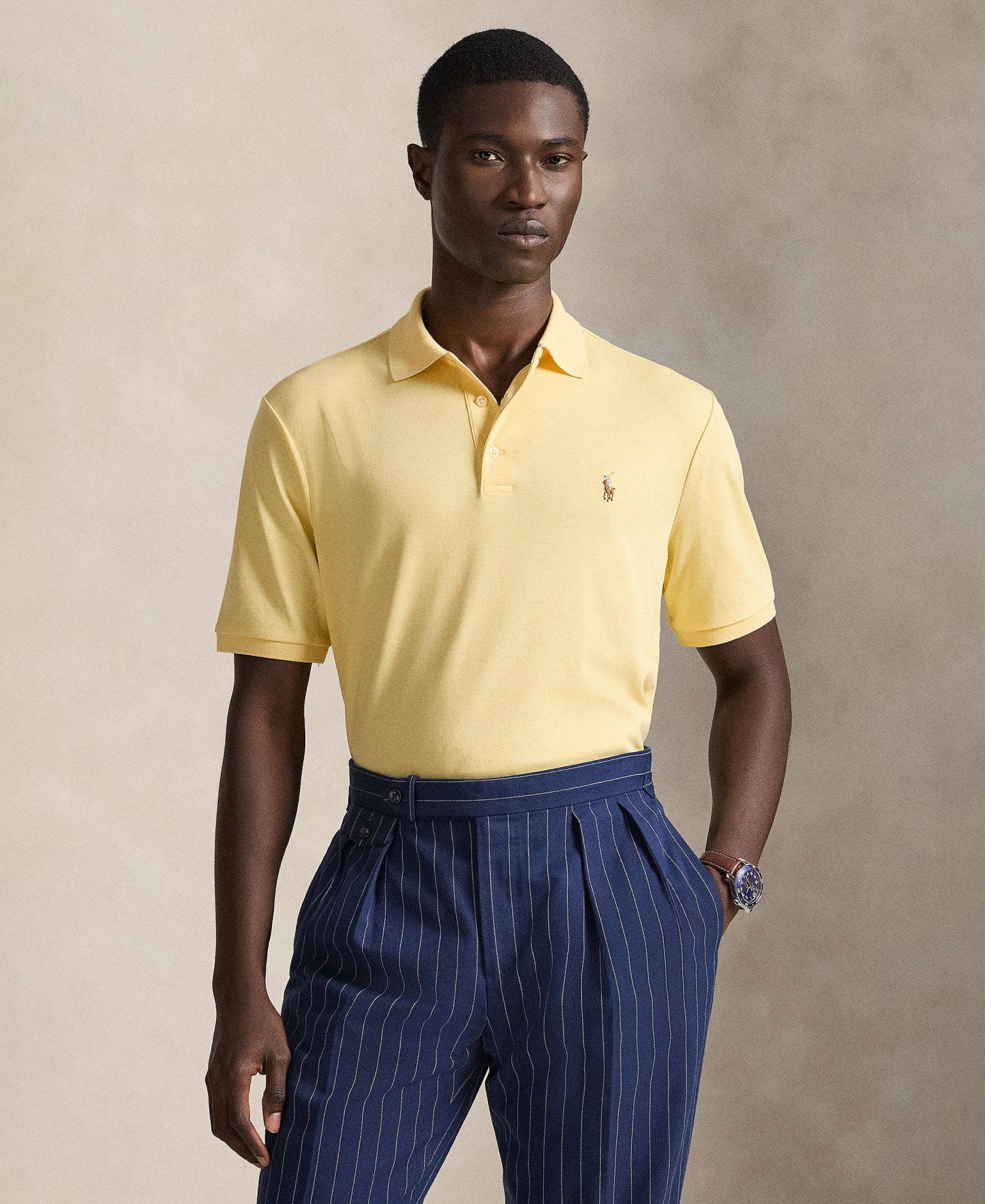 Polo Ralph Lauren Men's Classic Fit Soft Cotton Polo Shirt - Wicket Yellow