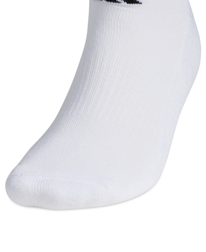 adidas Men's Cushioned Athletic 6-Pack No Show Socks - White