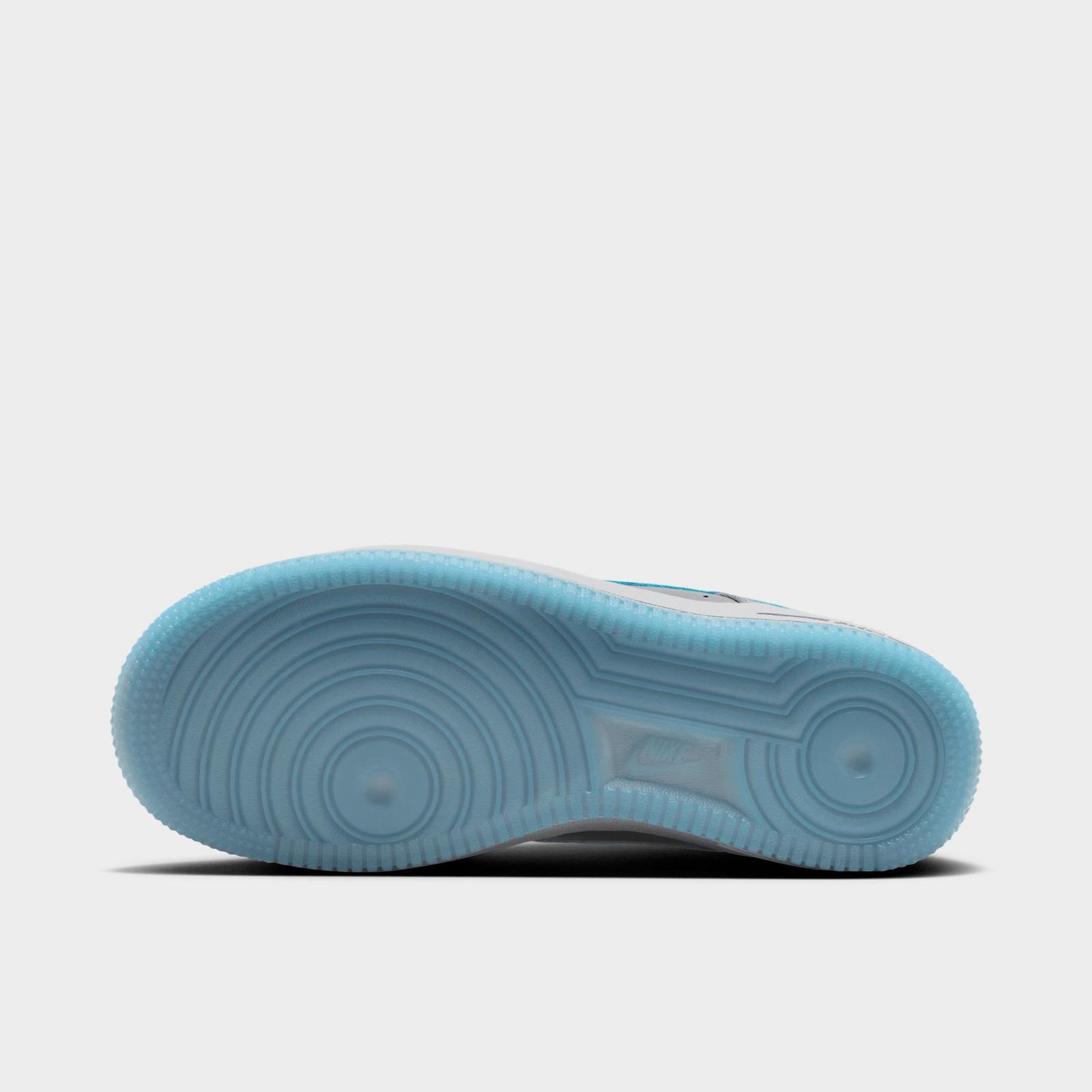 Big Kids' Nike Air Force 1 Low Casual Shoes - Pencil Point/Work Blue/Wolf Grey