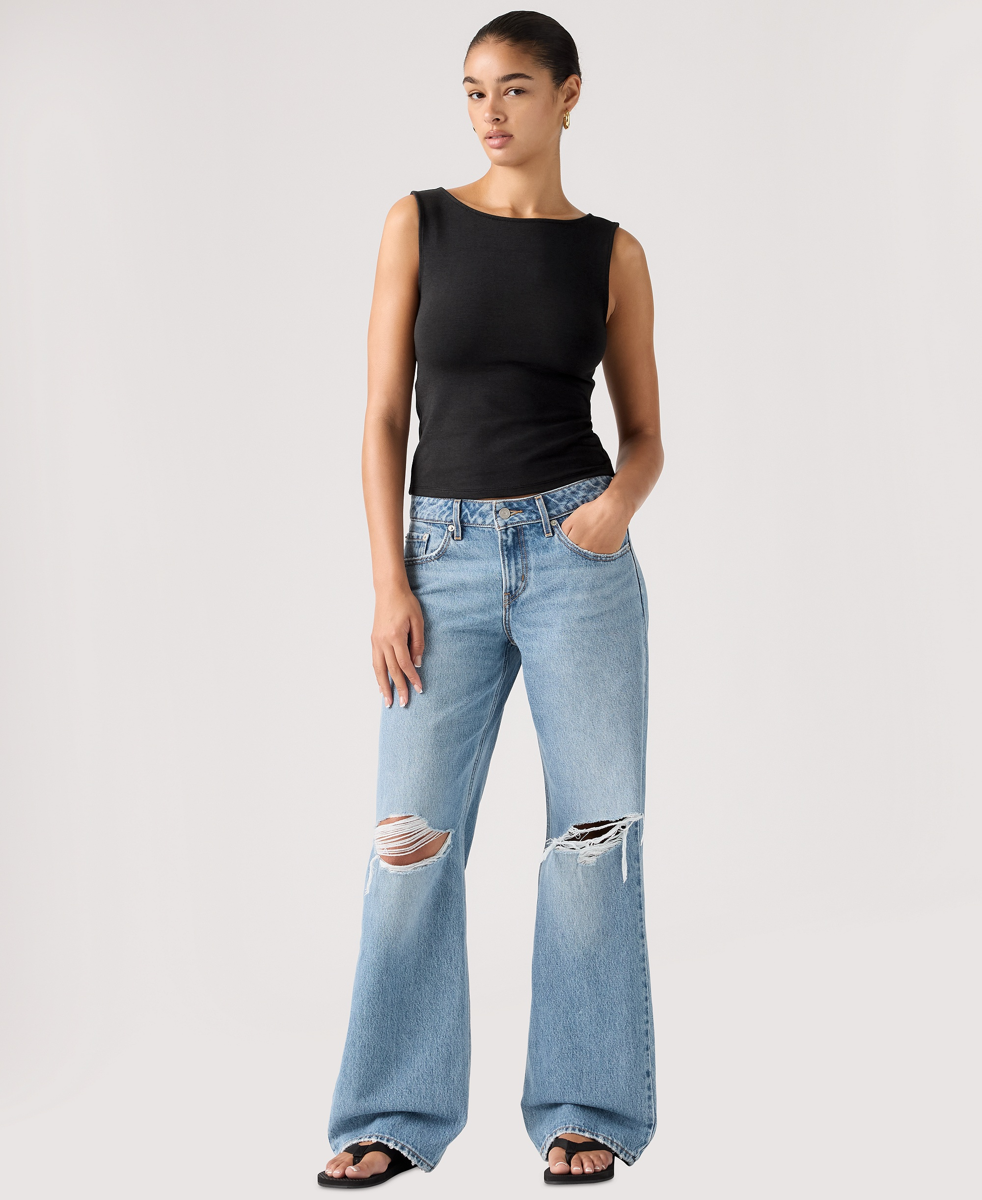 Levi's Premium Women's Low Loose Straight-Leg Jeans - Shakey Ground