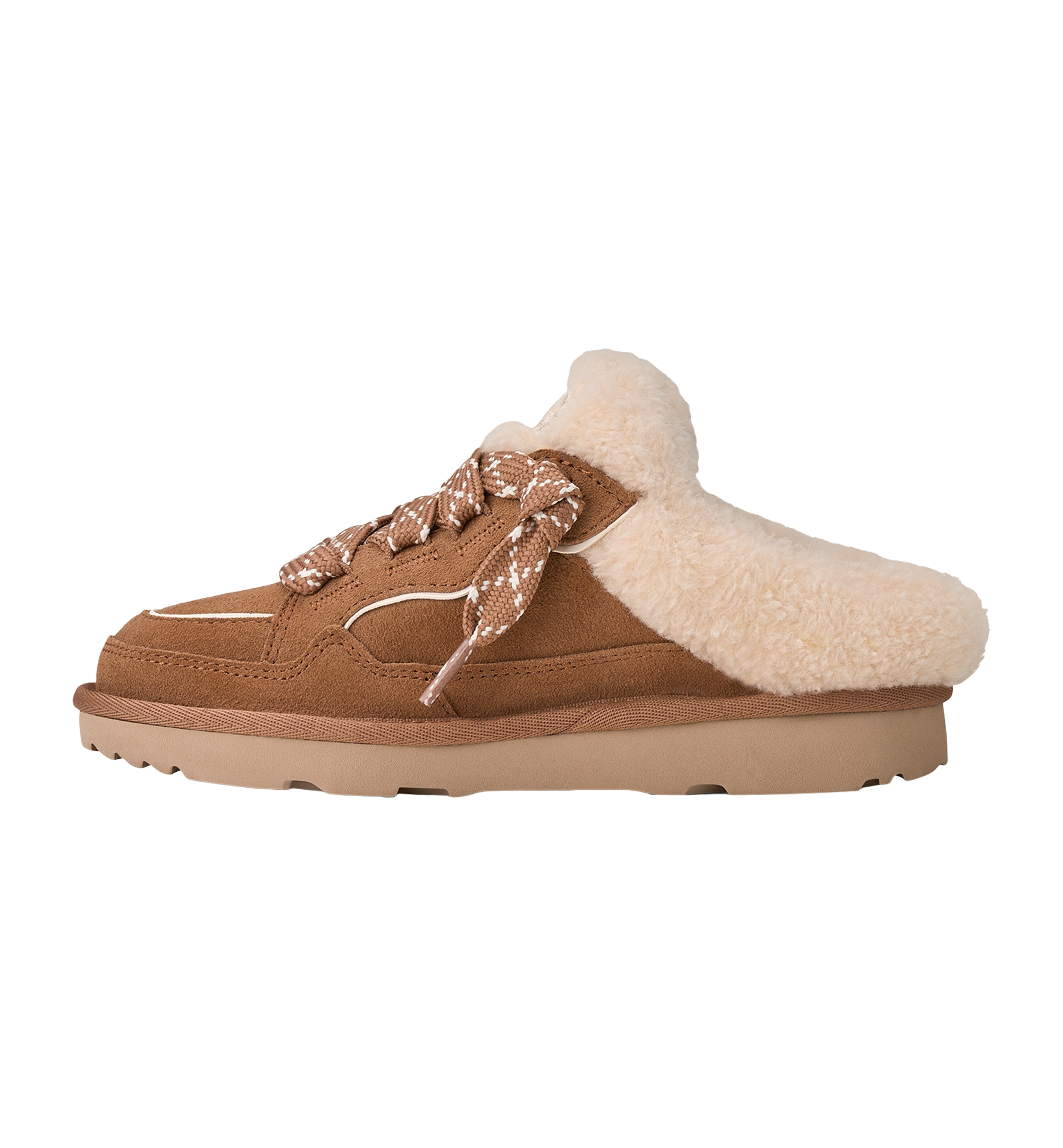 UGG® Kids Lowmel Slip-On Mule Sneakers - Chestnut