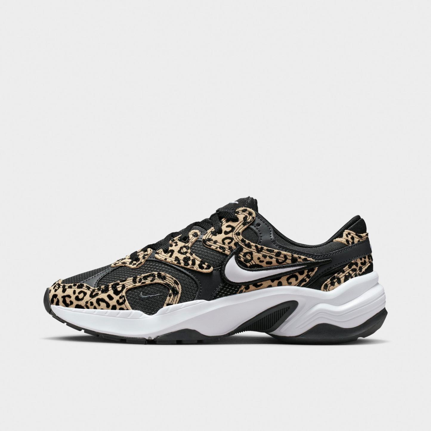 Women's Nithtke AL8 Running Shoes (RUNINSPO) - Black/Off Noir/Hemp/White - Left shoe facing left. Outside of the shoe.