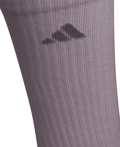 adidas Women's 6-Pk. Athletic Cushioned Crew Socks - Light Purple