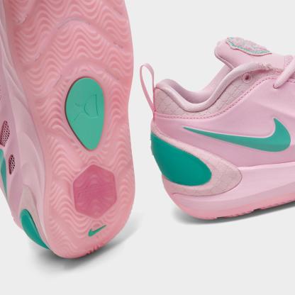 Girls' Big Kids' Nithtke A'Two A'ja Wilson Basketball Shoes - Pink Foam/Light Menta - Detail shot