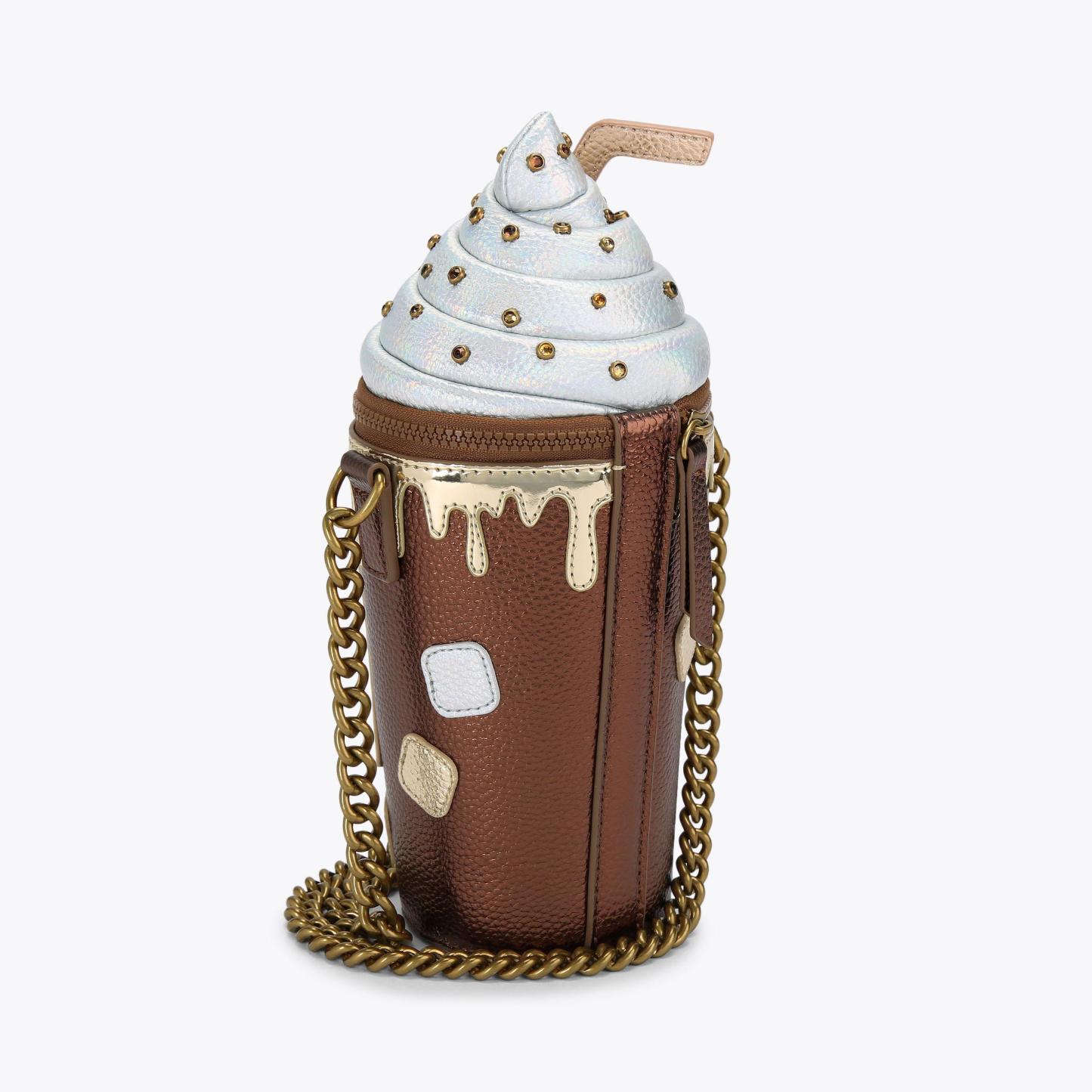 Kurt Geiger London Coffee Cup Bag - Brown - view 4