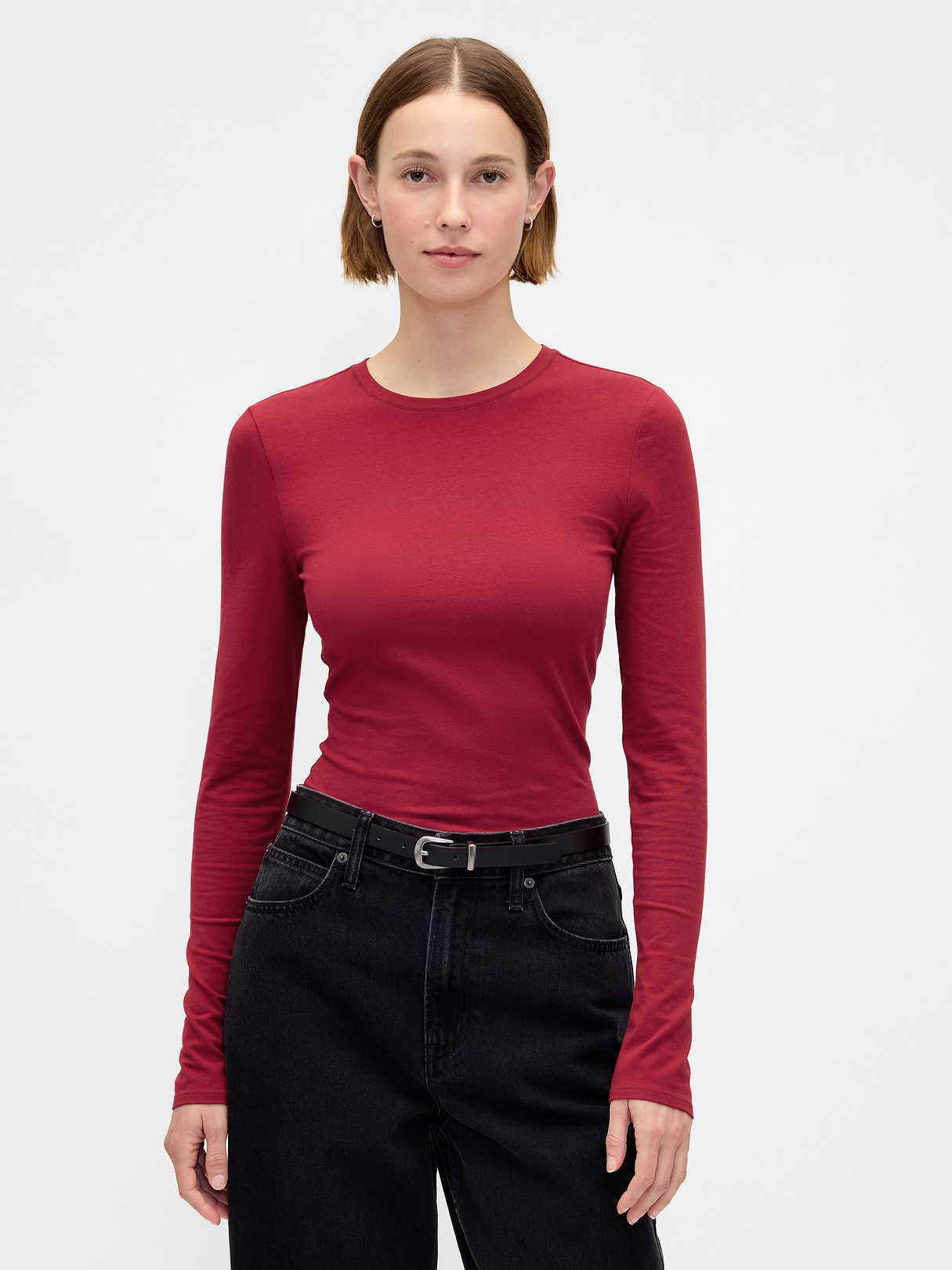 CloseKnit Jersey T-Shirt - Sled red