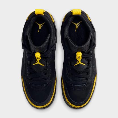 Big Kids' Jordan Spizike Low Casual Shoes - Black/Speed Yellow/Speed Yellow/Black - view 5