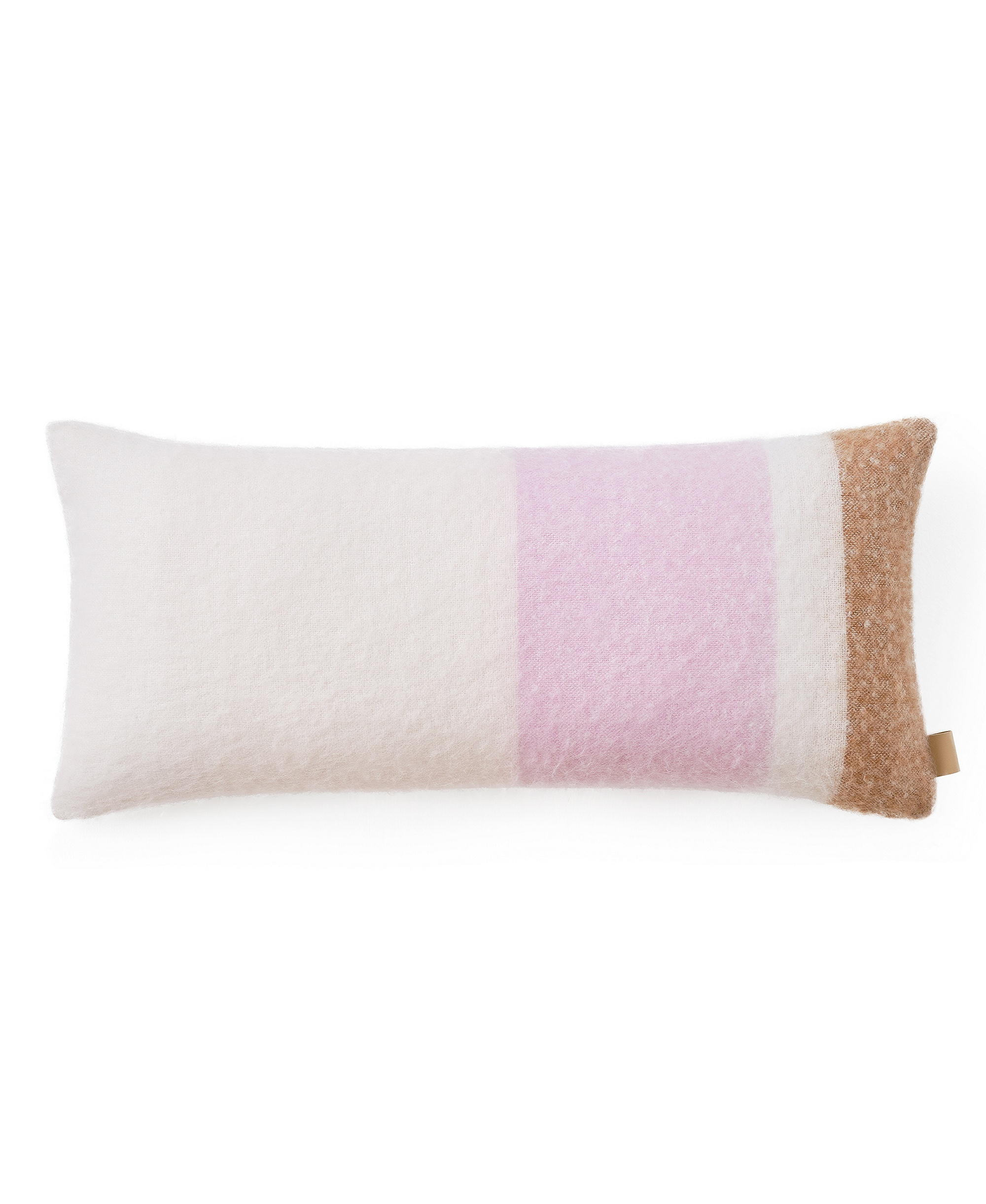 UGG® Simona Faux Mohair Bolster Decorative Pillow, 14" x 36" - Rosetta Stripe