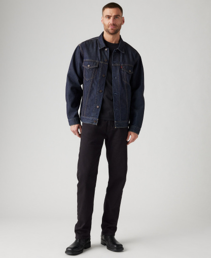 Levi's Men’s 505™ Regular-Fit Stretch Jeans - Native Cali Black