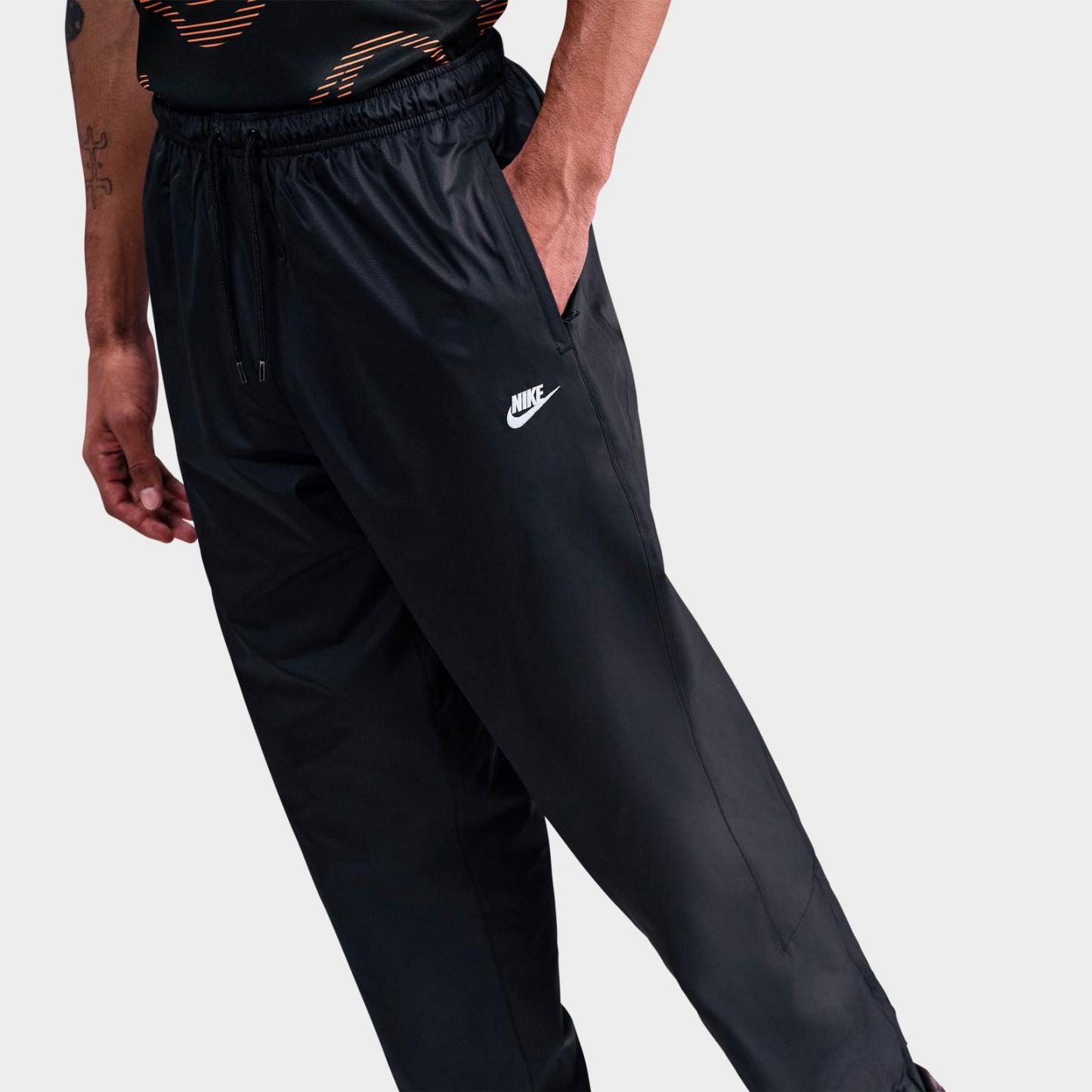 Men's Nike Windrunner Lined Pants - Black/White