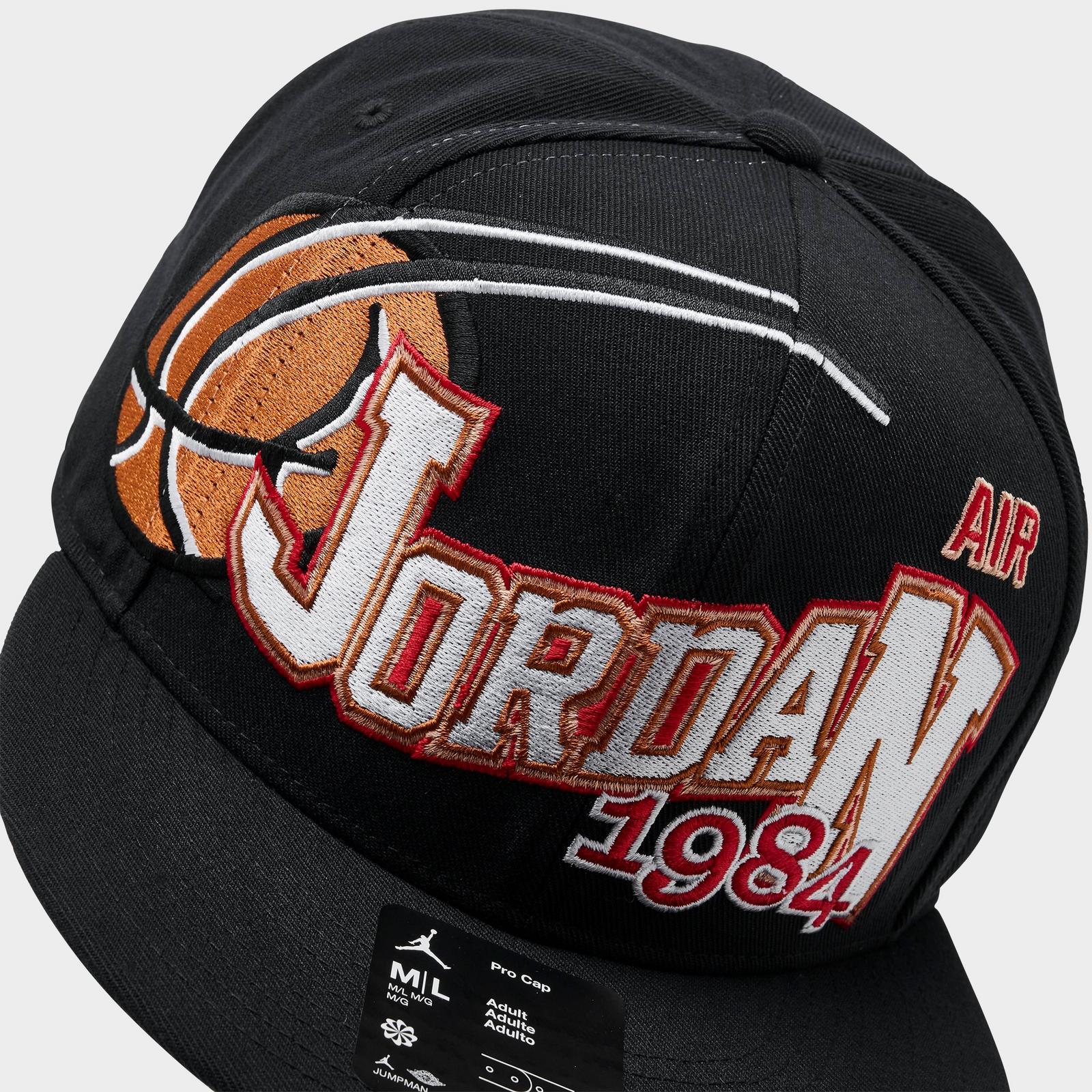 Jordan Pro Structured Snapback Hat - Black/Anthracite/Black - view 4