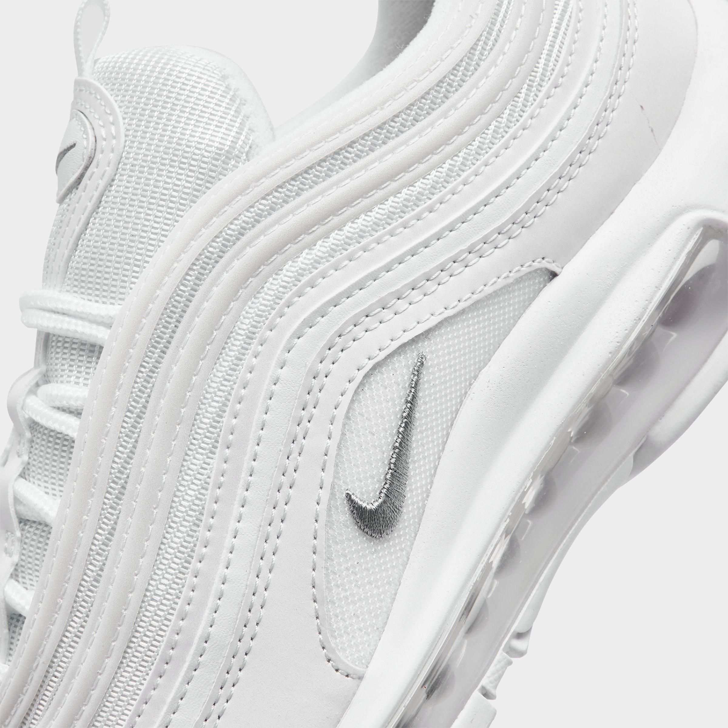 Men's Nithtke Air Max 97 Casual Shoes - White/Black/Wolf Grey - Detail shot