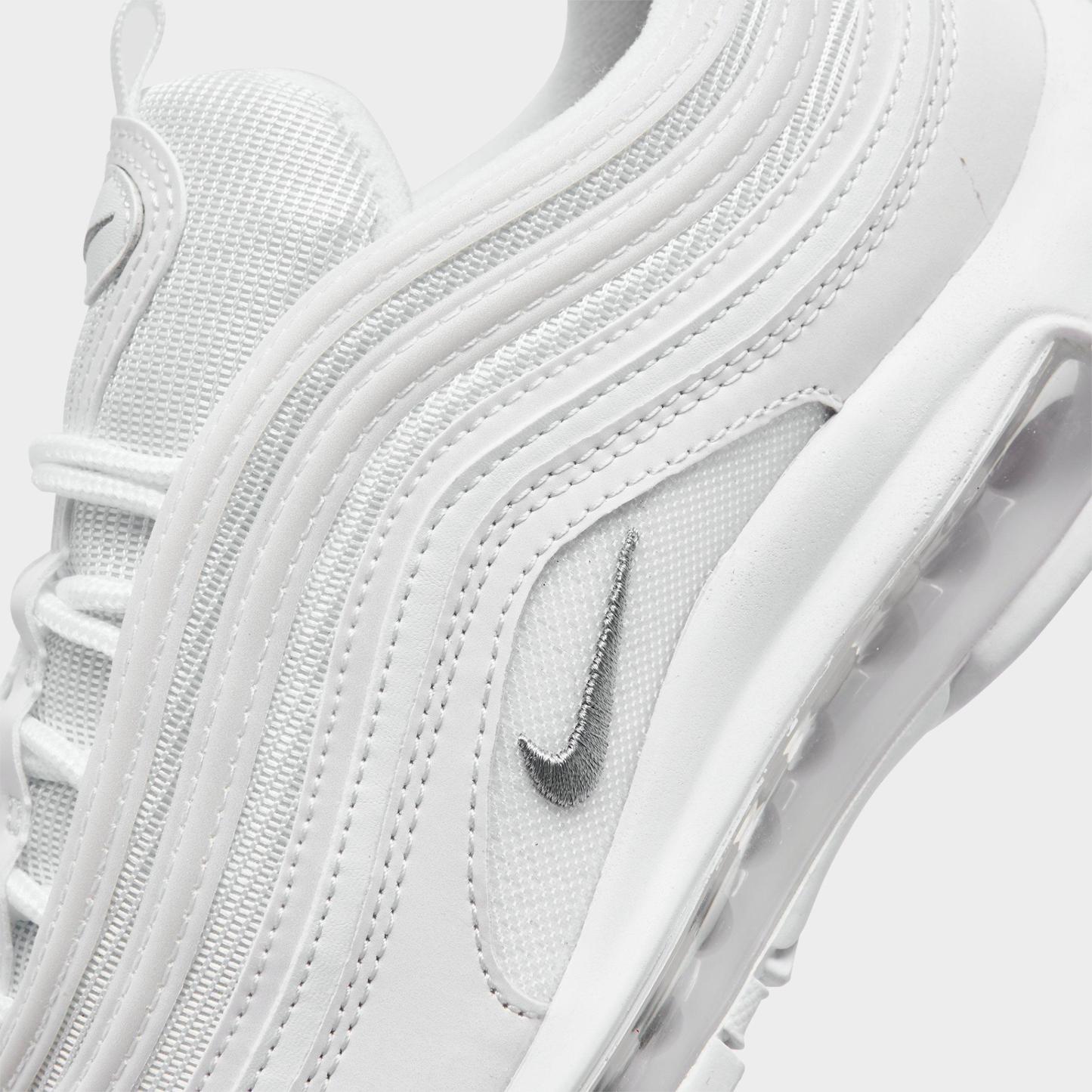 Men's Nithtke Air Max 97 Casual Shoes - White/Black/Wolf Grey - Detail shot