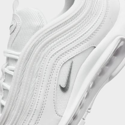 Men's Nithtke Air Max 97 Casual Shoes - White/Black/Wolf Grey - Detail shot