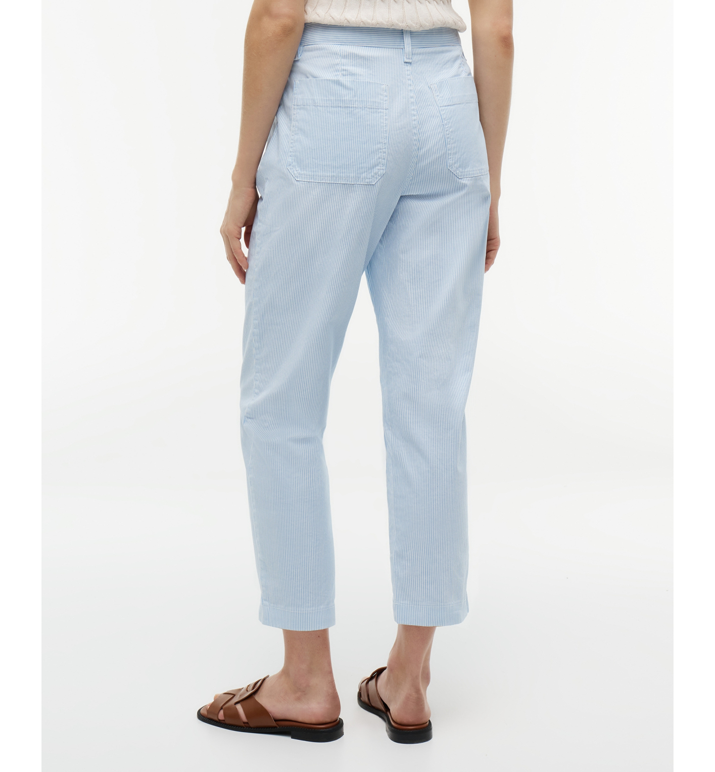 Tommy Hilfiger Women's Twill Patch Pocket Chinos Pants - Classic Ithaca Flag