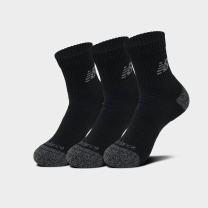 New Balance Active Quarter Socks (3-Pack) - Black - view 1