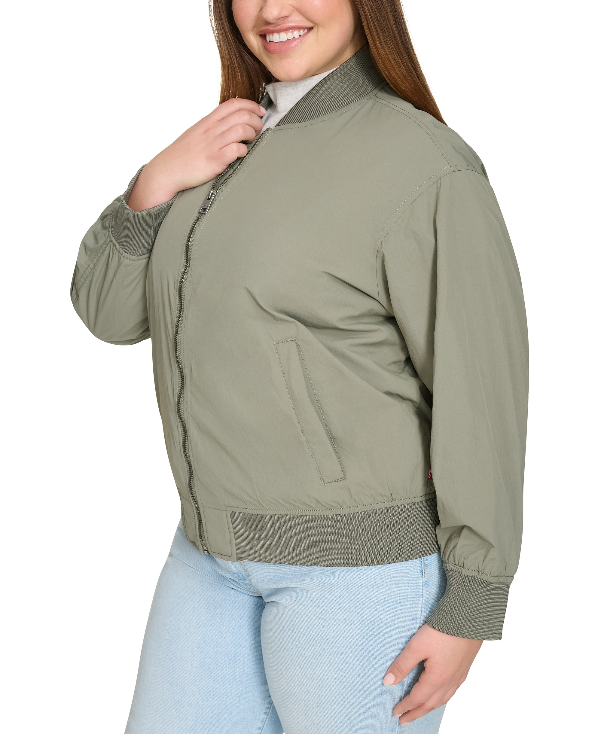 Levi's Women's Lightweight Bomber Jacket - Sage