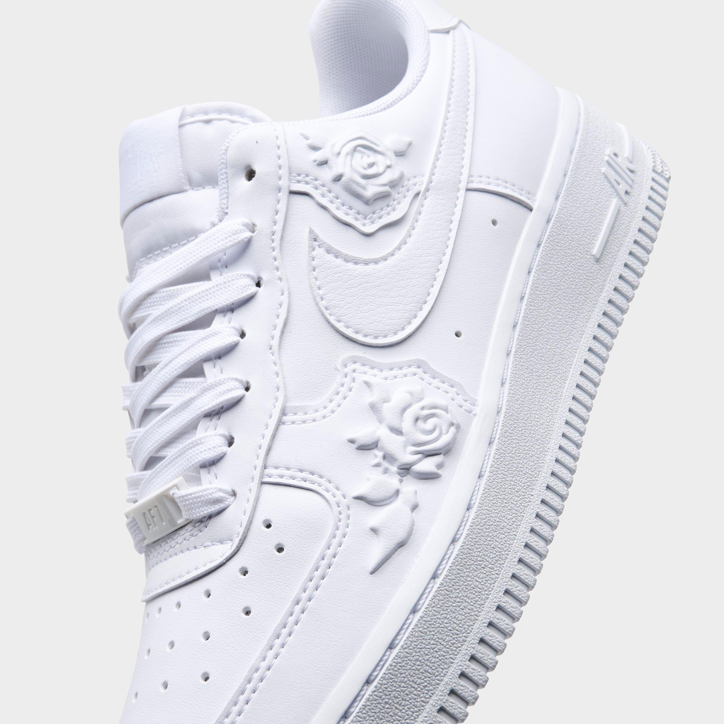 Women's Nithtke Air Force 1 '07 SE Casual Shoes - White/Black - Detail shot