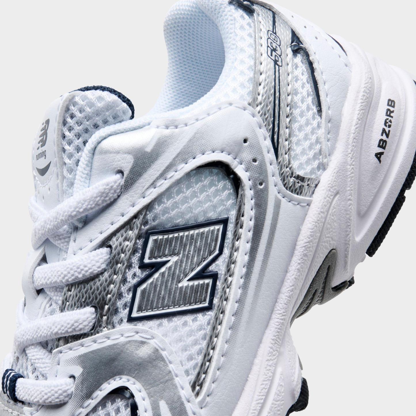 Kids' Toddler New Balance 530 Casual Shoes - White/Navy - view 3