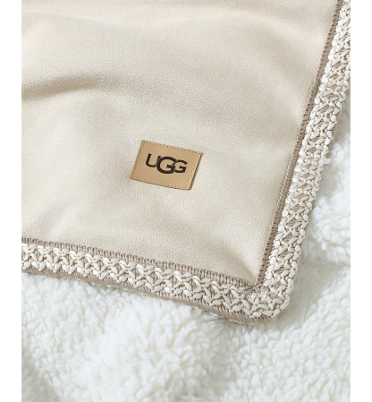 UGG® Kirkwood UGG Braid Throw, 50" x 70" - Birch