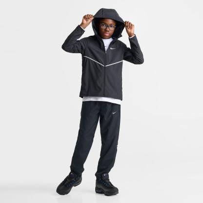 Big Kids' Nike Miler Training Jacket - Black/Reflective Silver