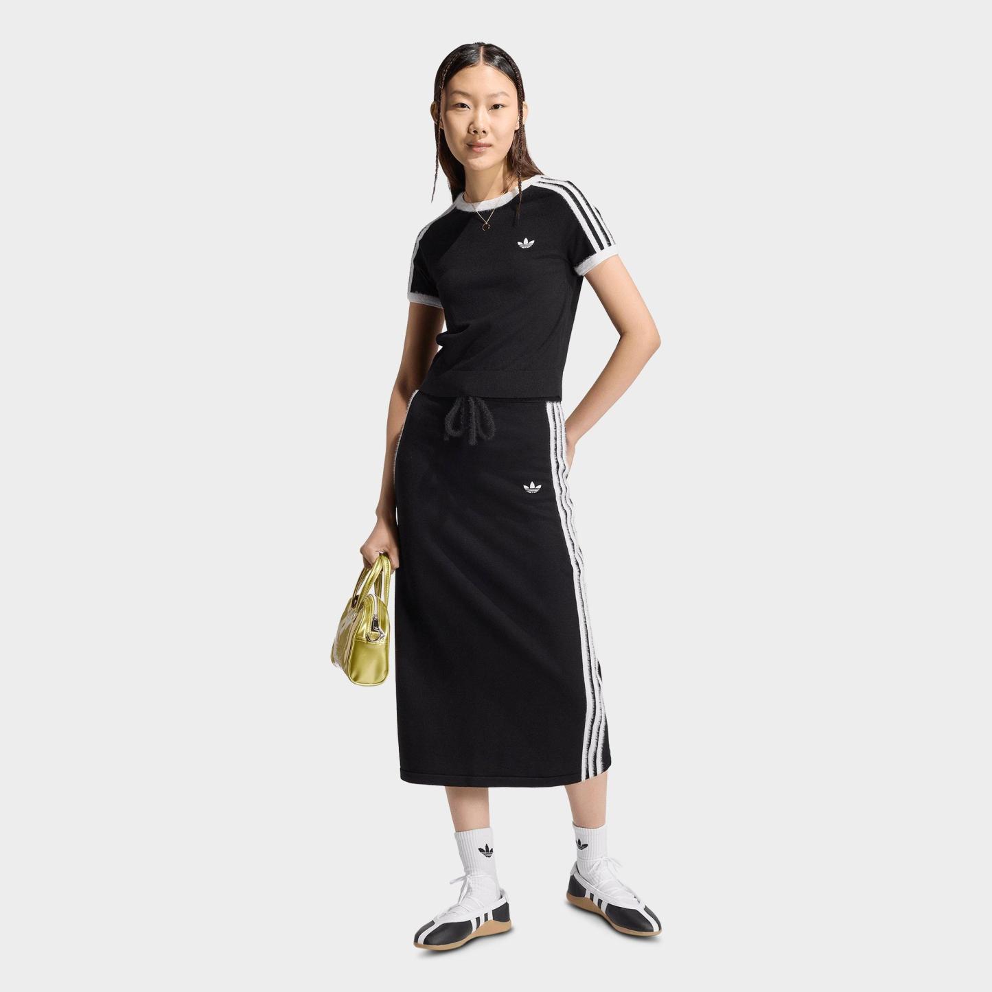 Women's adidas Originals Knitted Skirt - Black/White