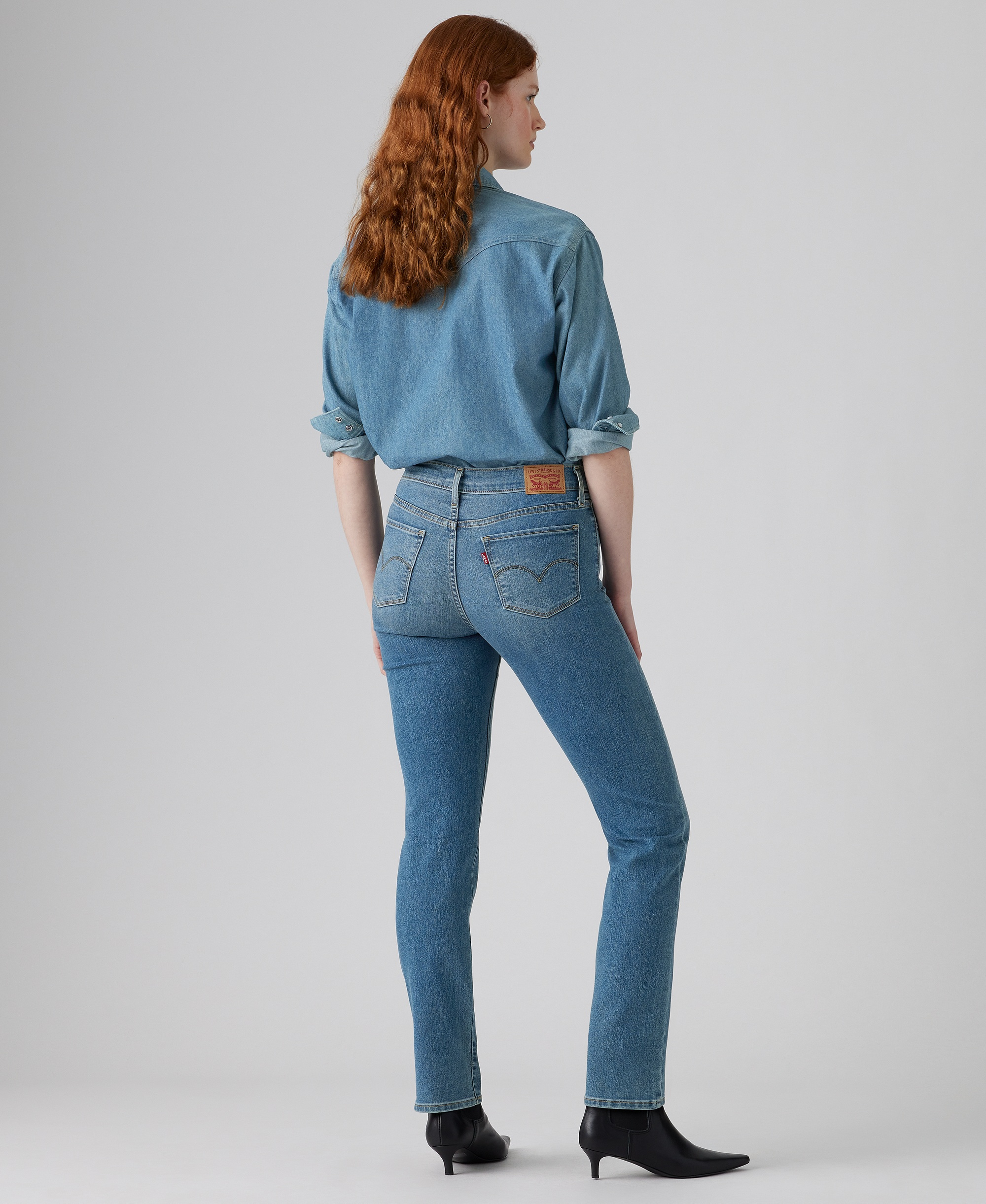 Levi's 314 Shaping Straight Leg Jeans 30" - Eternal Indigo Mid