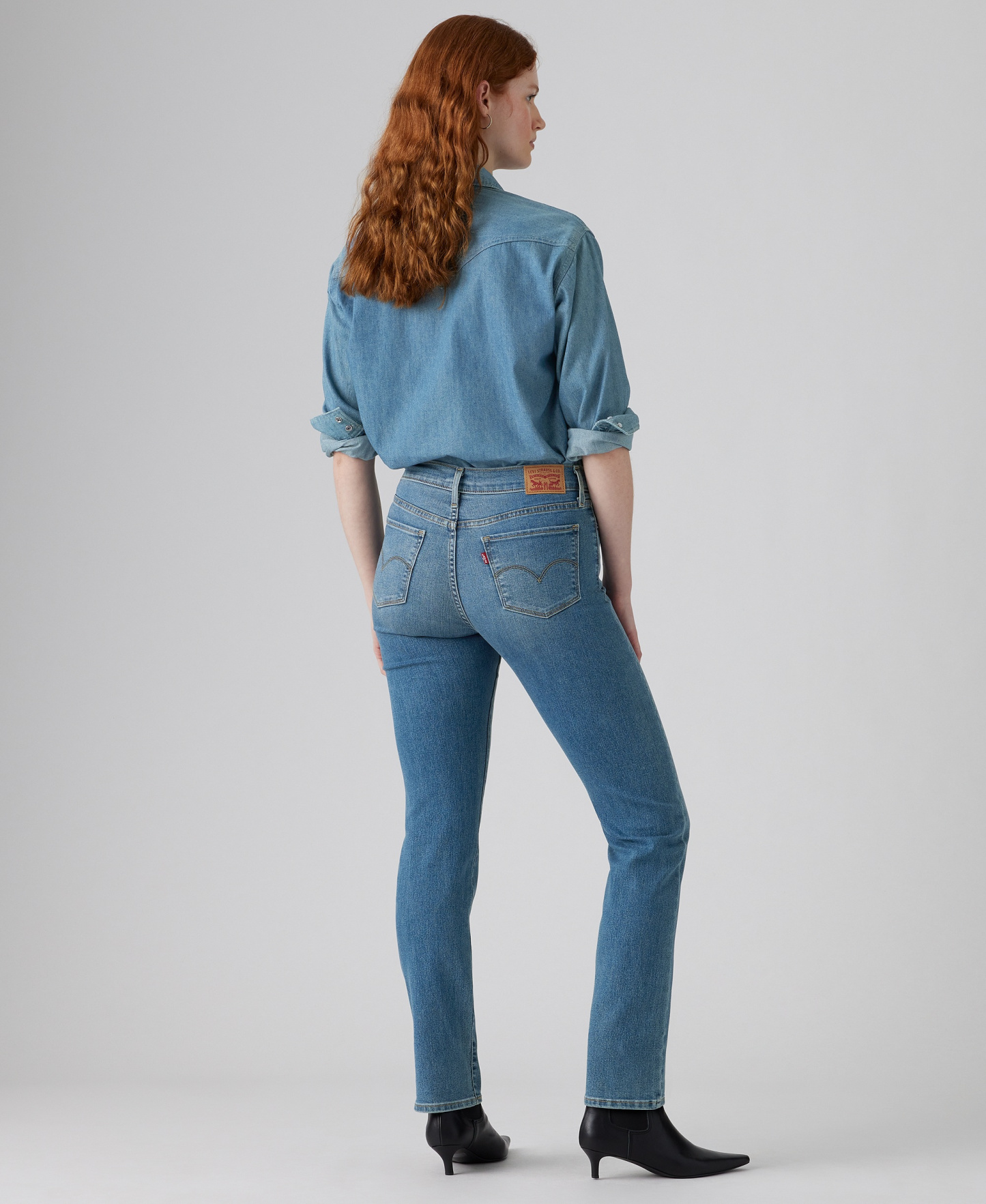 Levi's 314 Shaping Straight Leg Jeans 30" - Eternal Indigo Mid
