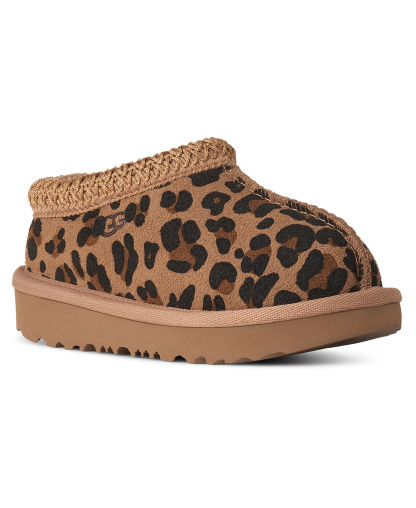 UGG® Toddler Kids Tasman II Spotted Clog Slippers - Tan