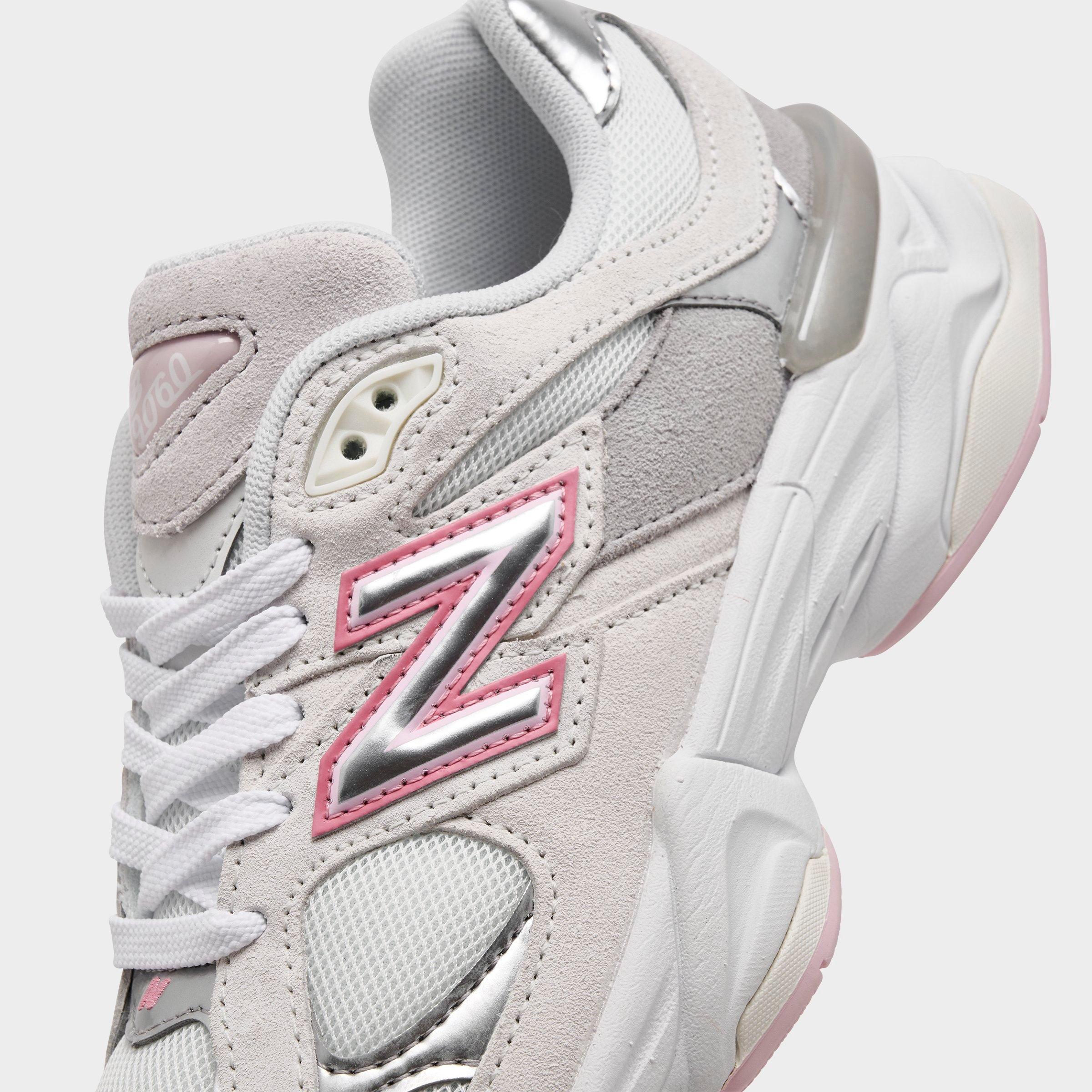Girls' Big Kids' New Balance 9060 Casual Shoes - Pink/Grey - view 3