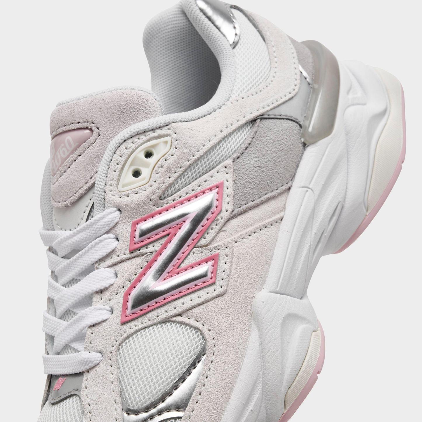 Girls' Big Kids' New Balance 9060 Casual Shoes - Pink/Grey - view 3