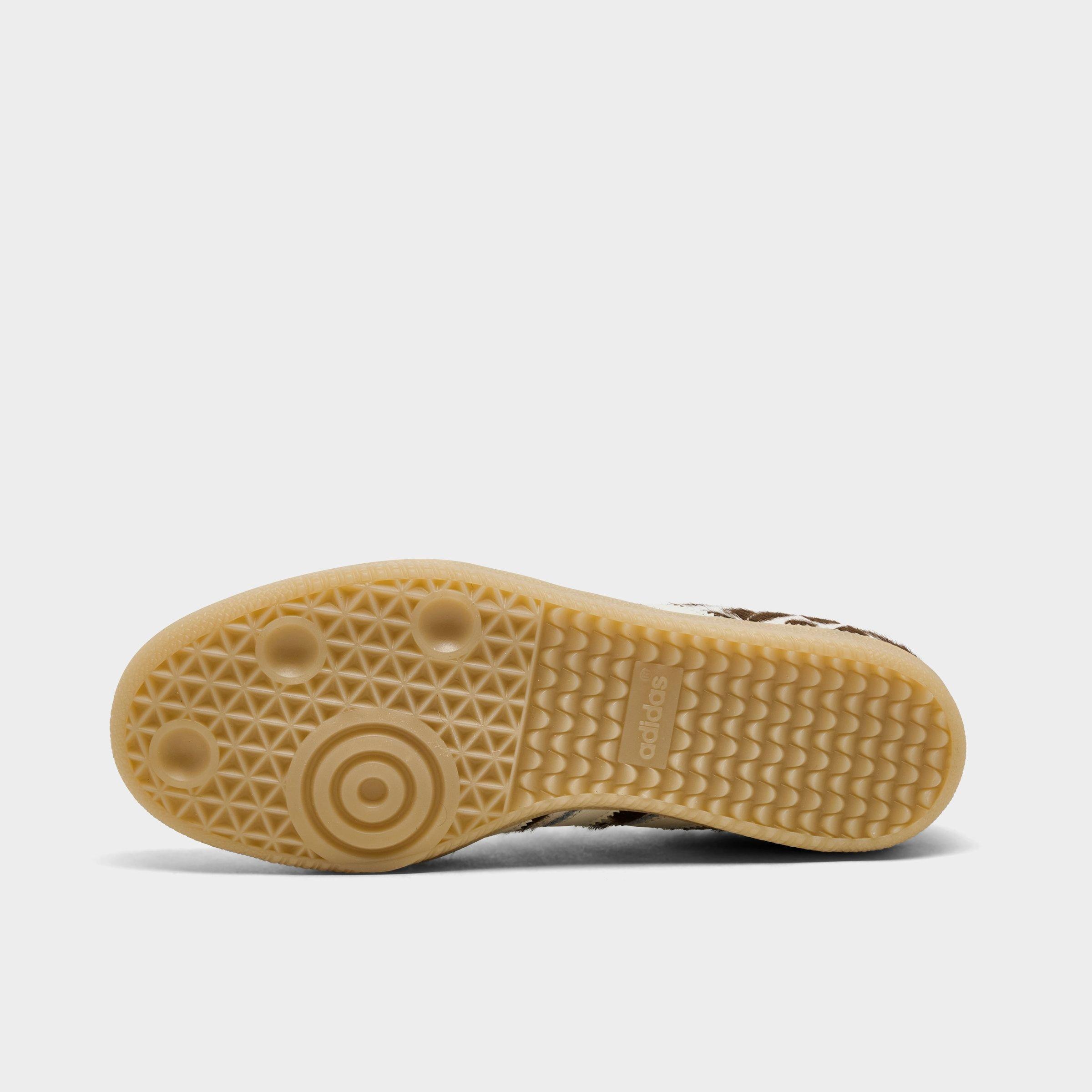 Women's adidas Originals Samba OG Casual Shoes - Part 5 - Crystal Linen/Ivory/Gum - Bottom view