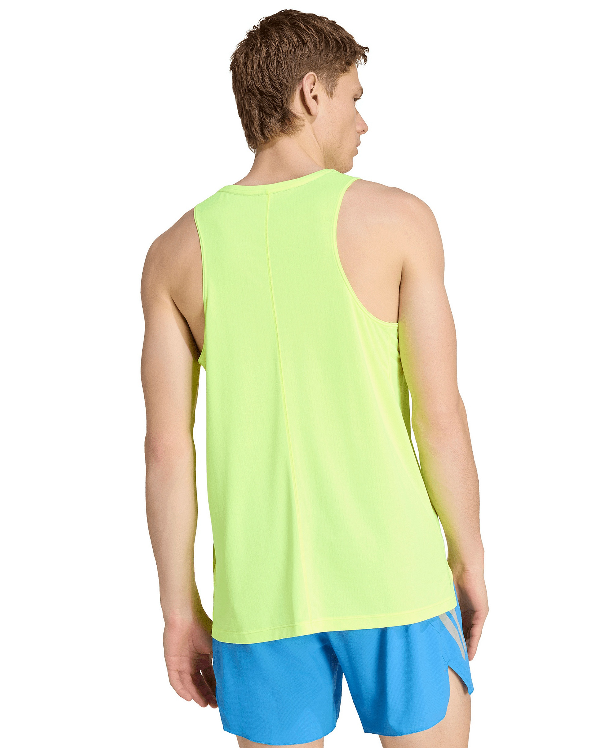 adidas Men's Running Climacool Iconic Tank Top - Solar Yellow