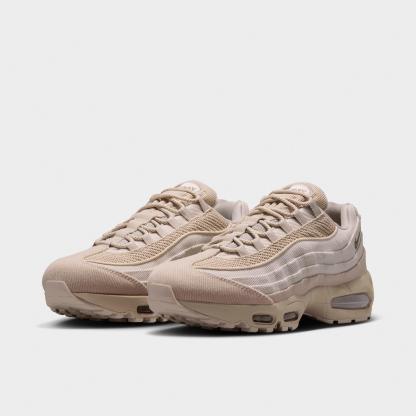 Men's Nithtke Air Max 95 Big Bubble Scorpion Casual Shoes - Part 1 - Cream II/Light Orewood Brown/Newsprint/Moon Fossil - Both shoes facing left