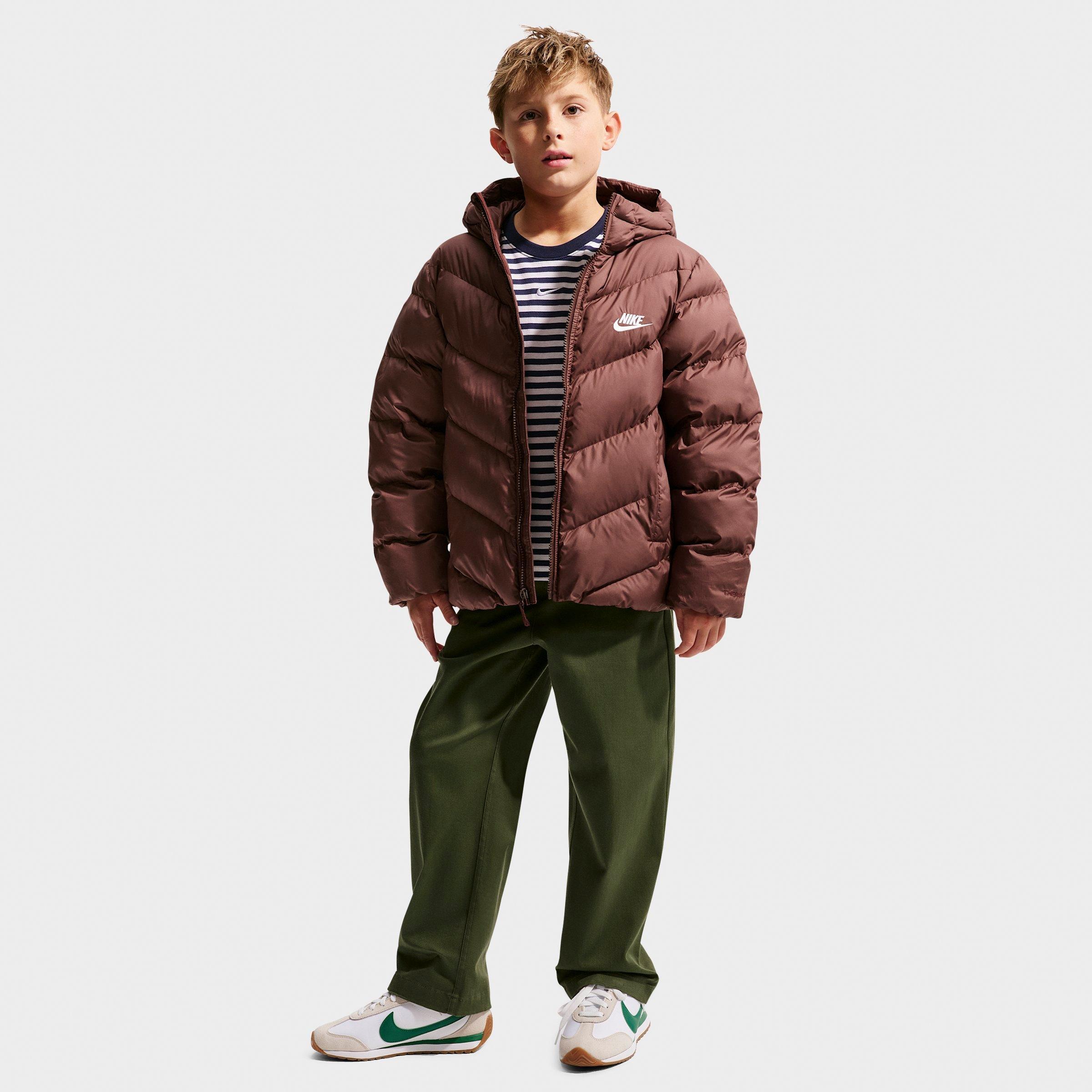 Big Kids' Nithtke Sportswear All Day Play Therma-FIT Loose-Fit Puffer Jacket - Mystic Date